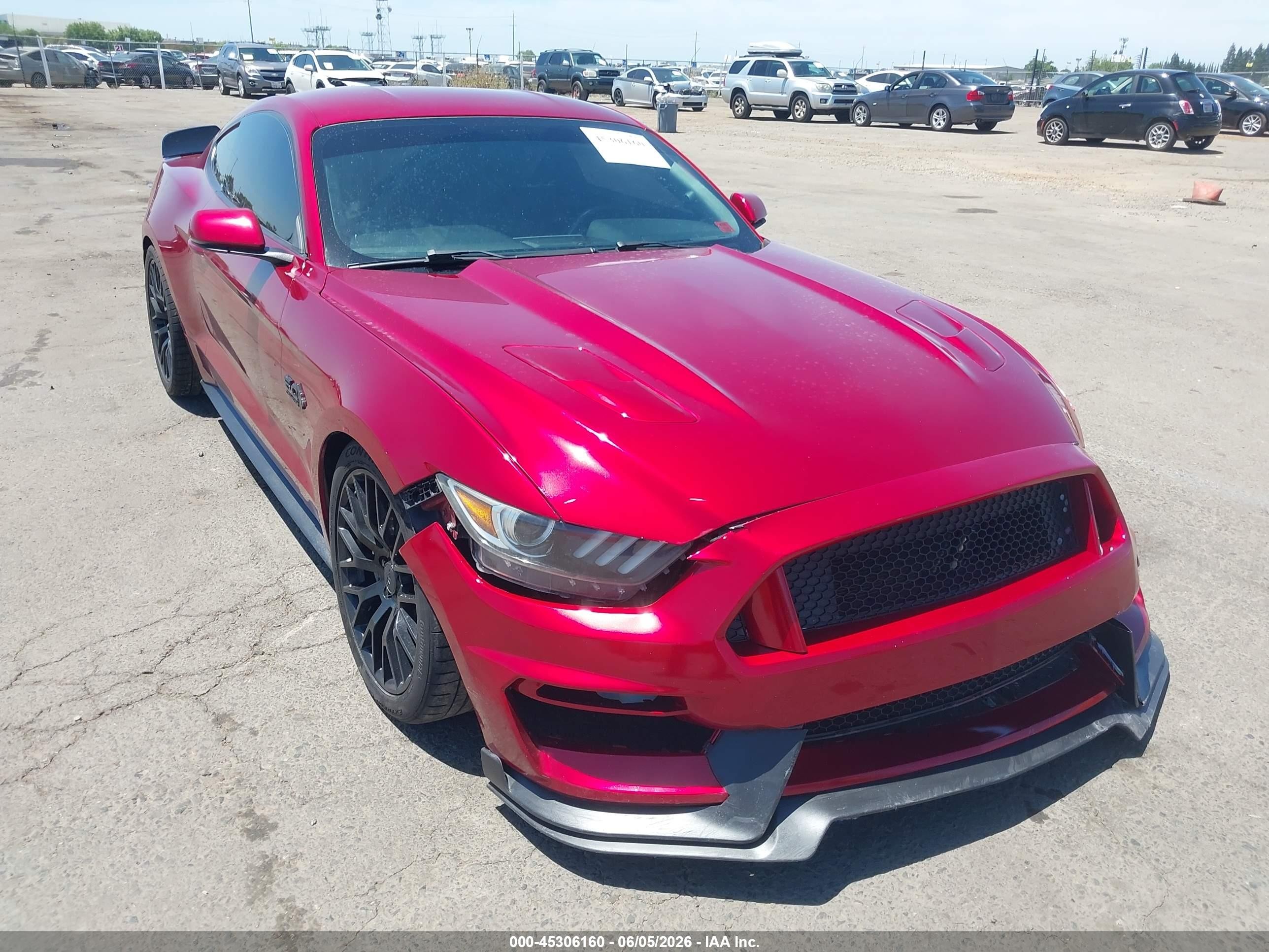 2015 Ford Mustang Gt Premium Red vin: 1FA6P8CF3F5376911