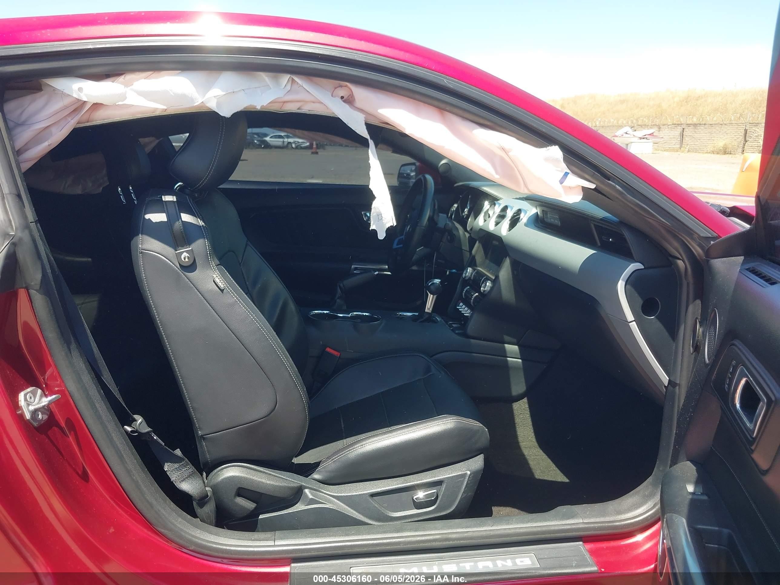 2015 Ford Mustang Gt Premium Red vin: 1FA6P8CF3F5376911