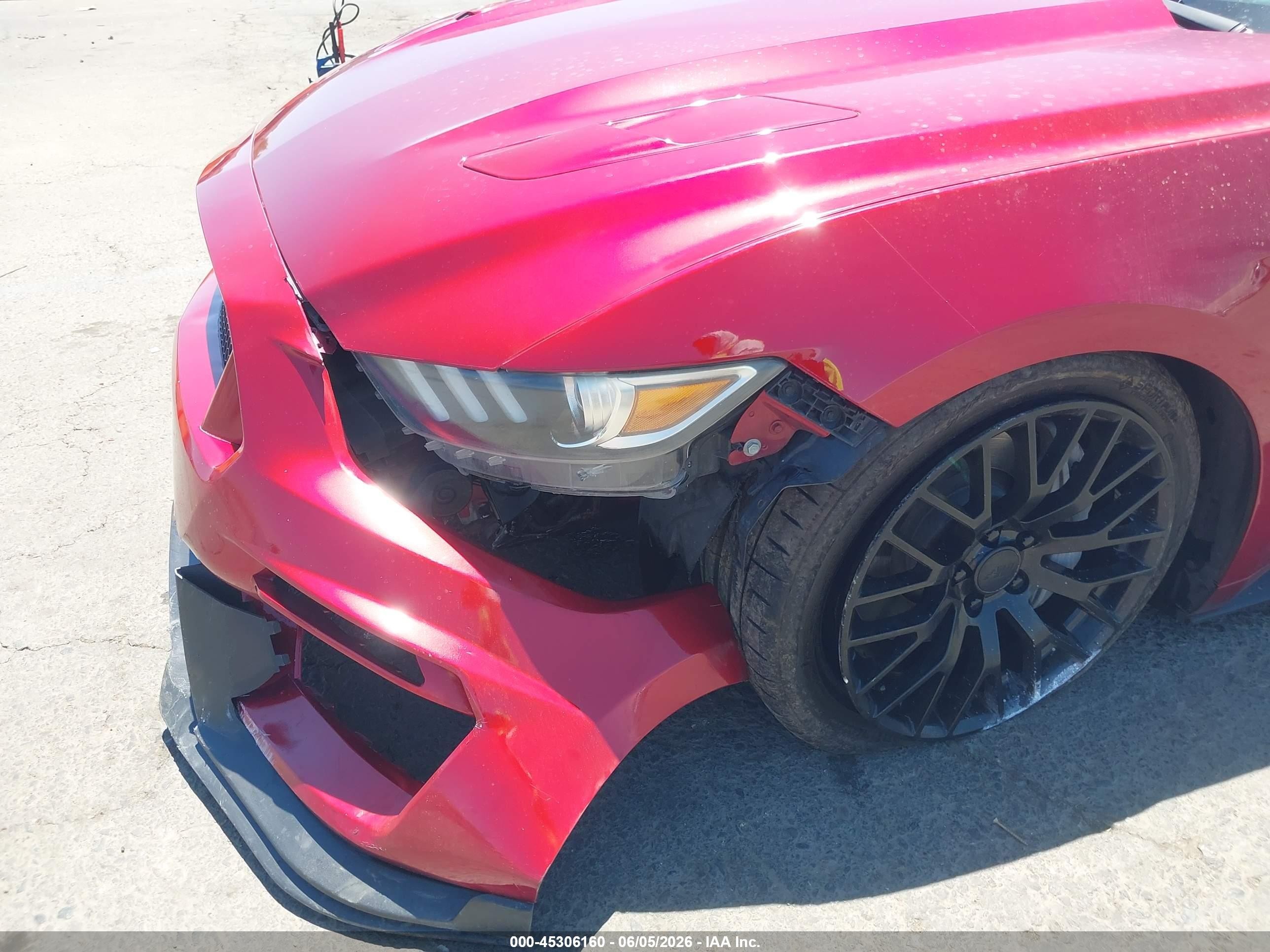 2015 Ford Mustang Gt Premium Red vin: 1FA6P8CF3F5376911