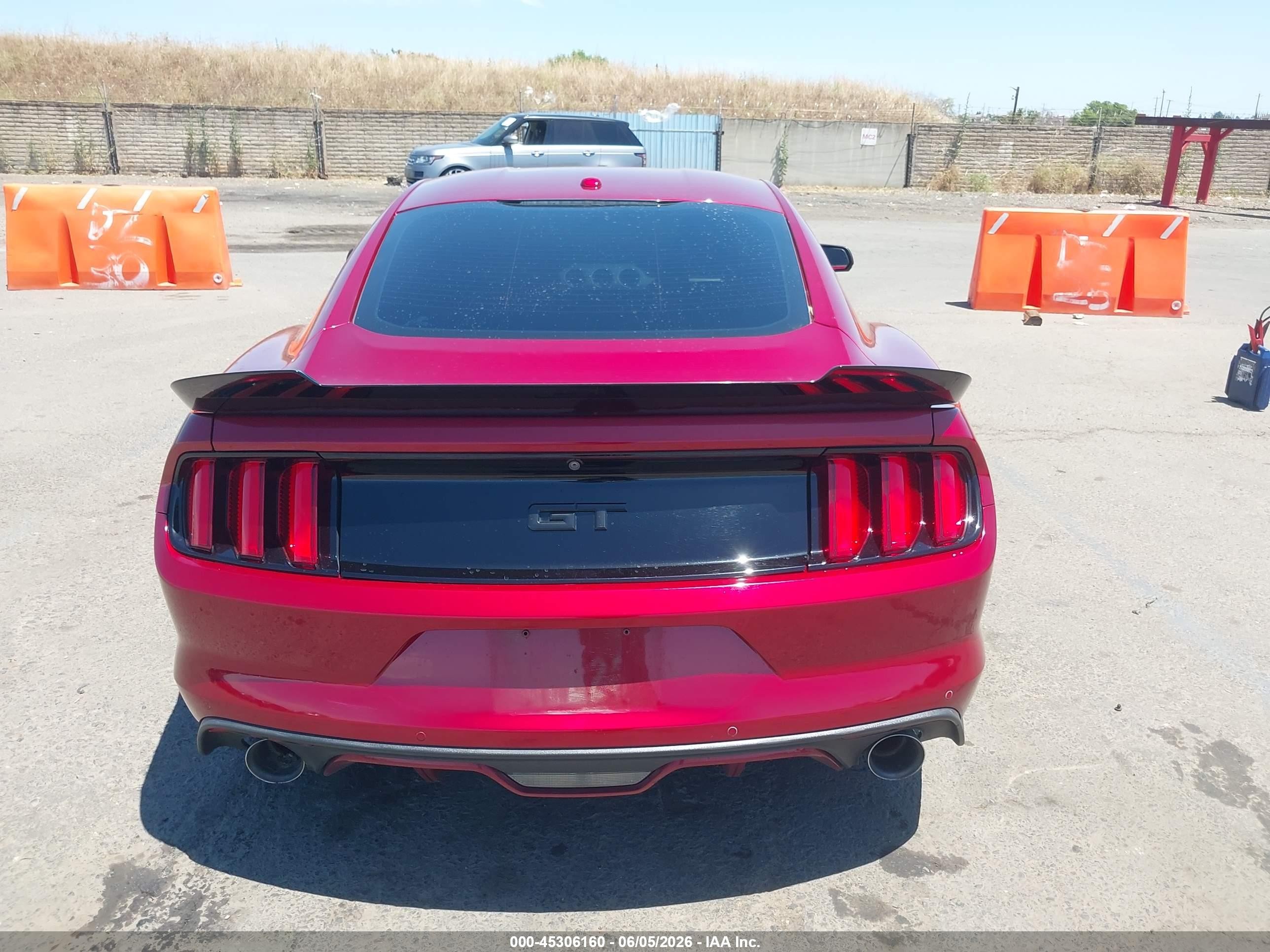 2015 Ford Mustang Gt Premium Red vin: 1FA6P8CF3F5376911