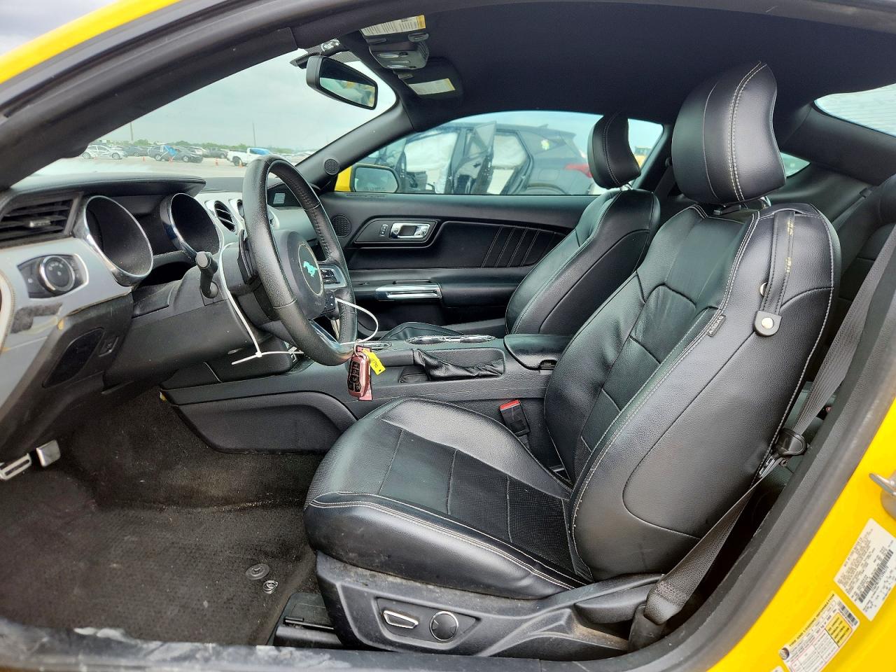 2015 Ford Mustang Gt Yellow vin: 1FA6P8CF3F5396270