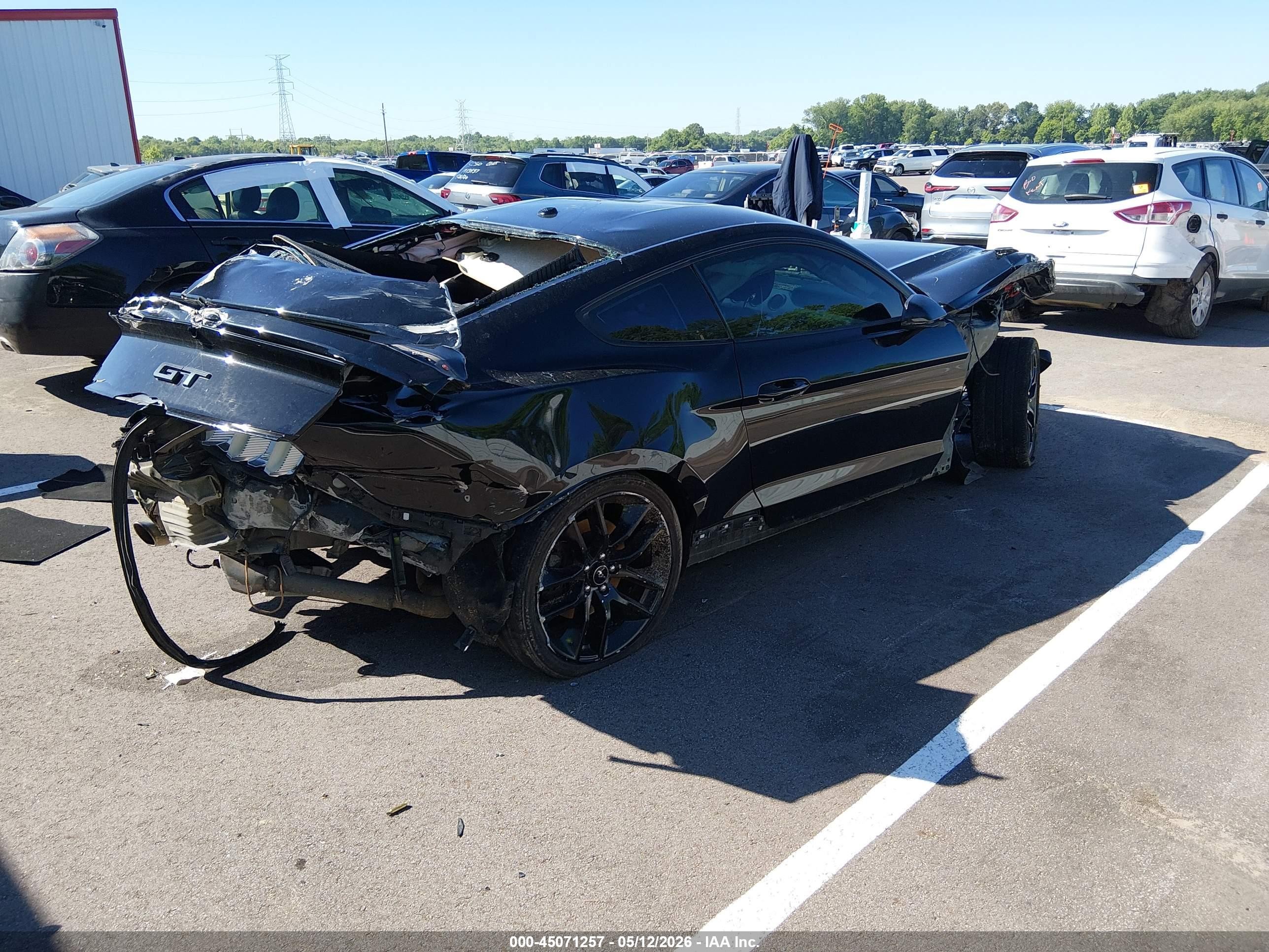 2015 Ford Mustang Gt Premium Black vin: 1FA6P8CF3F5407848