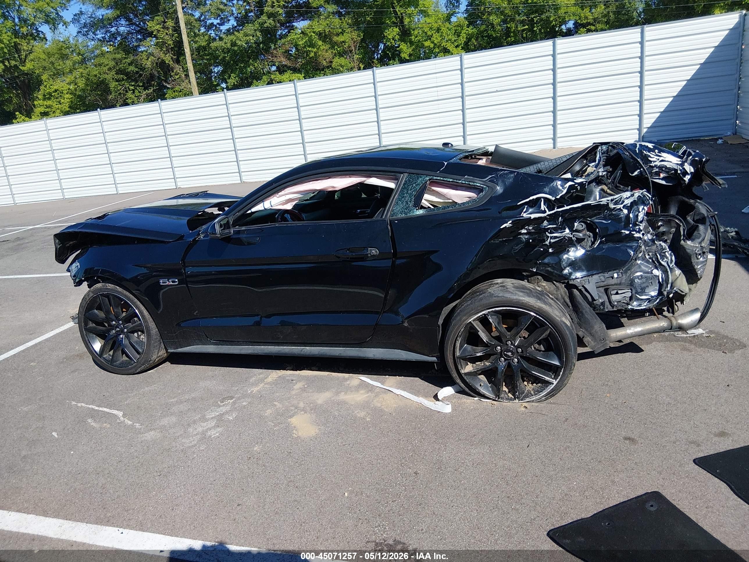 2015 Ford Mustang Gt Premium Black vin: 1FA6P8CF3F5407848