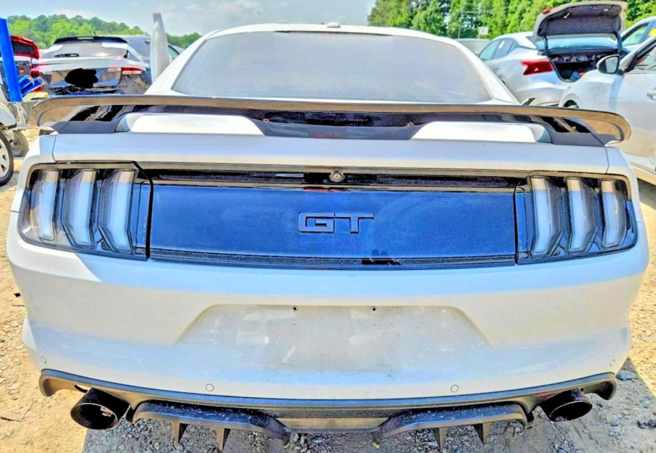 2015 Ford Mustang Gt White vin: 1FA6P8CF3F5424455