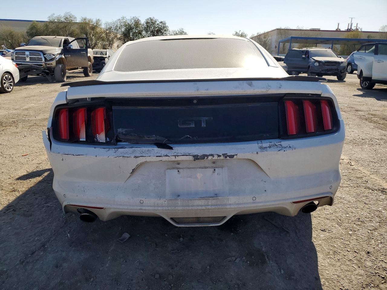 2016 Ford Mustang Gt White vin: 1FA6P8CF3G5256964