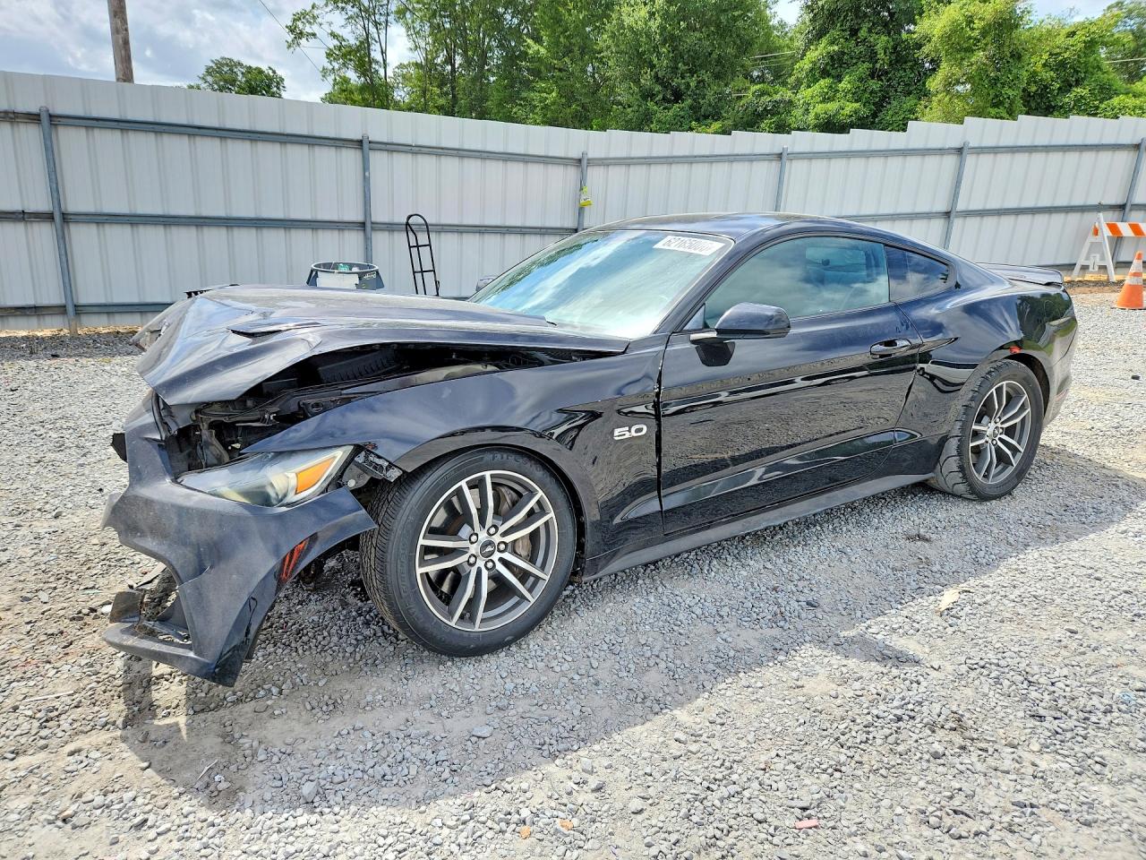 2016 Ford Mustang Gt Black vin: 1FA6P8CF3G5260383