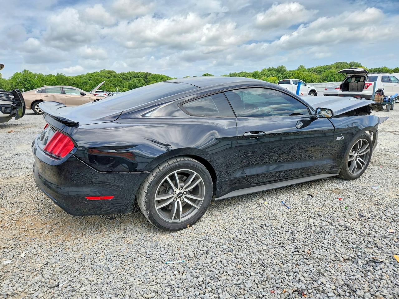2016 Ford Mustang Gt Black vin: 1FA6P8CF3G5260383