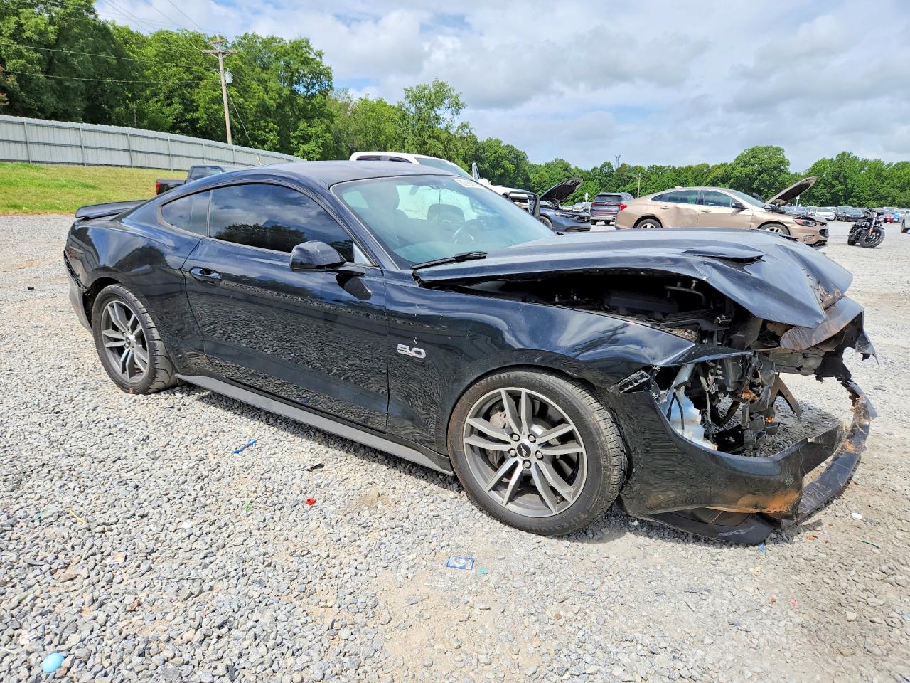 2016 Ford Mustang Gt Black vin: 1FA6P8CF3G5260383
