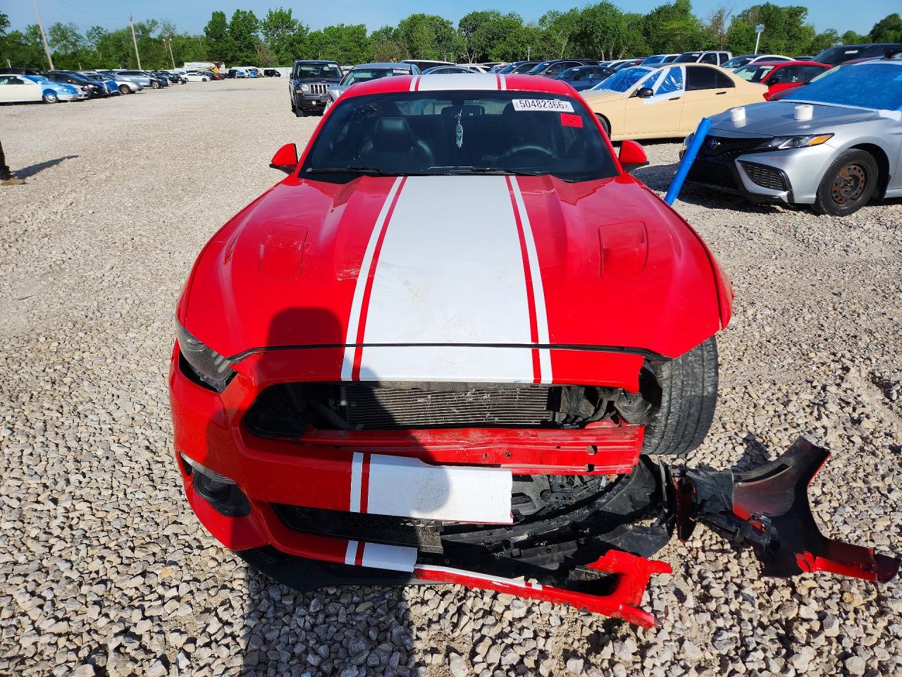 2017 Ford Mustang Gt Red vin: 1FA6P8CF3H5239342