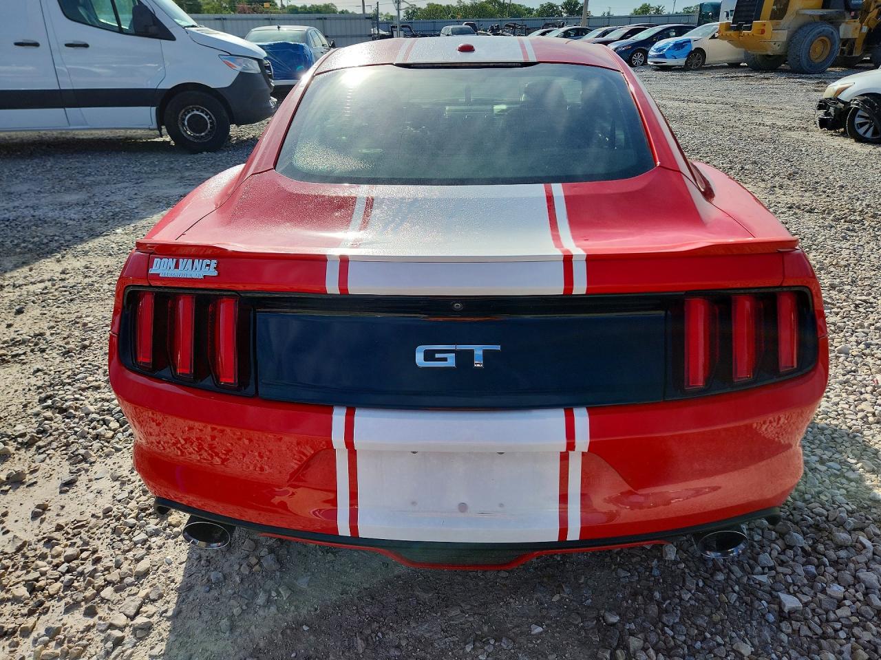 2017 Ford Mustang Gt Red vin: 1FA6P8CF3H5239342