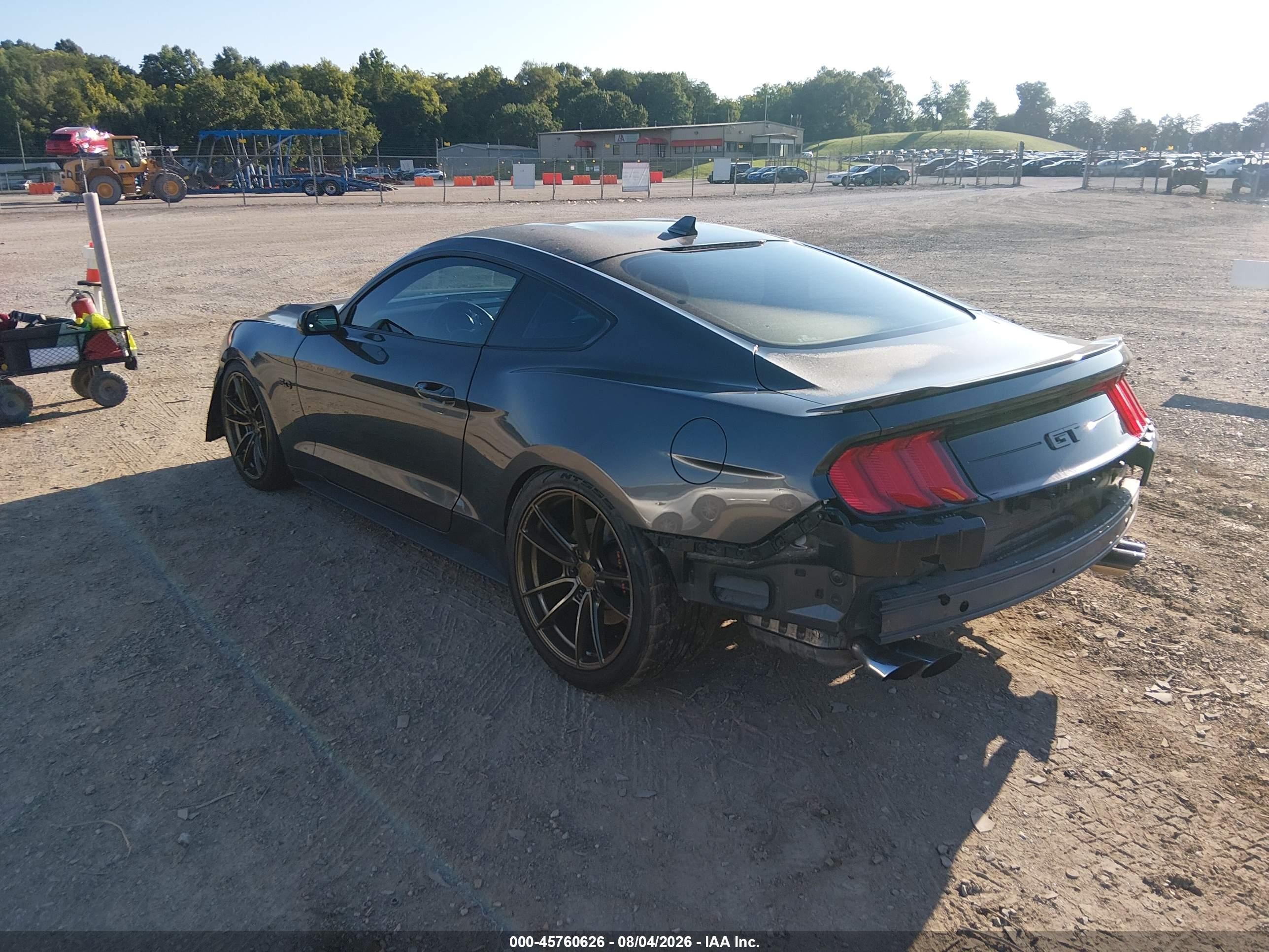 2020 Ford Mustang Gt Fastback Gray vin: 1FA6P8CF3L5189096