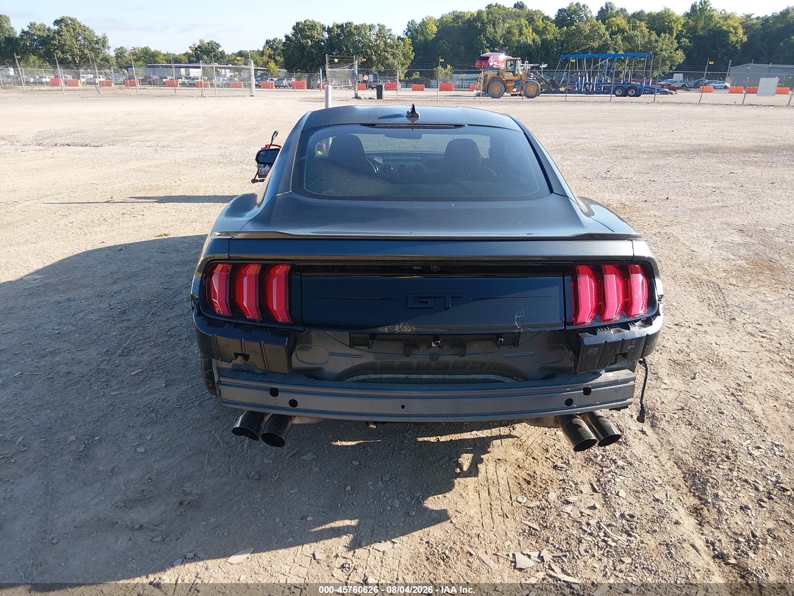 2020 Ford Mustang Gt Fastback Gray vin: 1FA6P8CF3L5189096