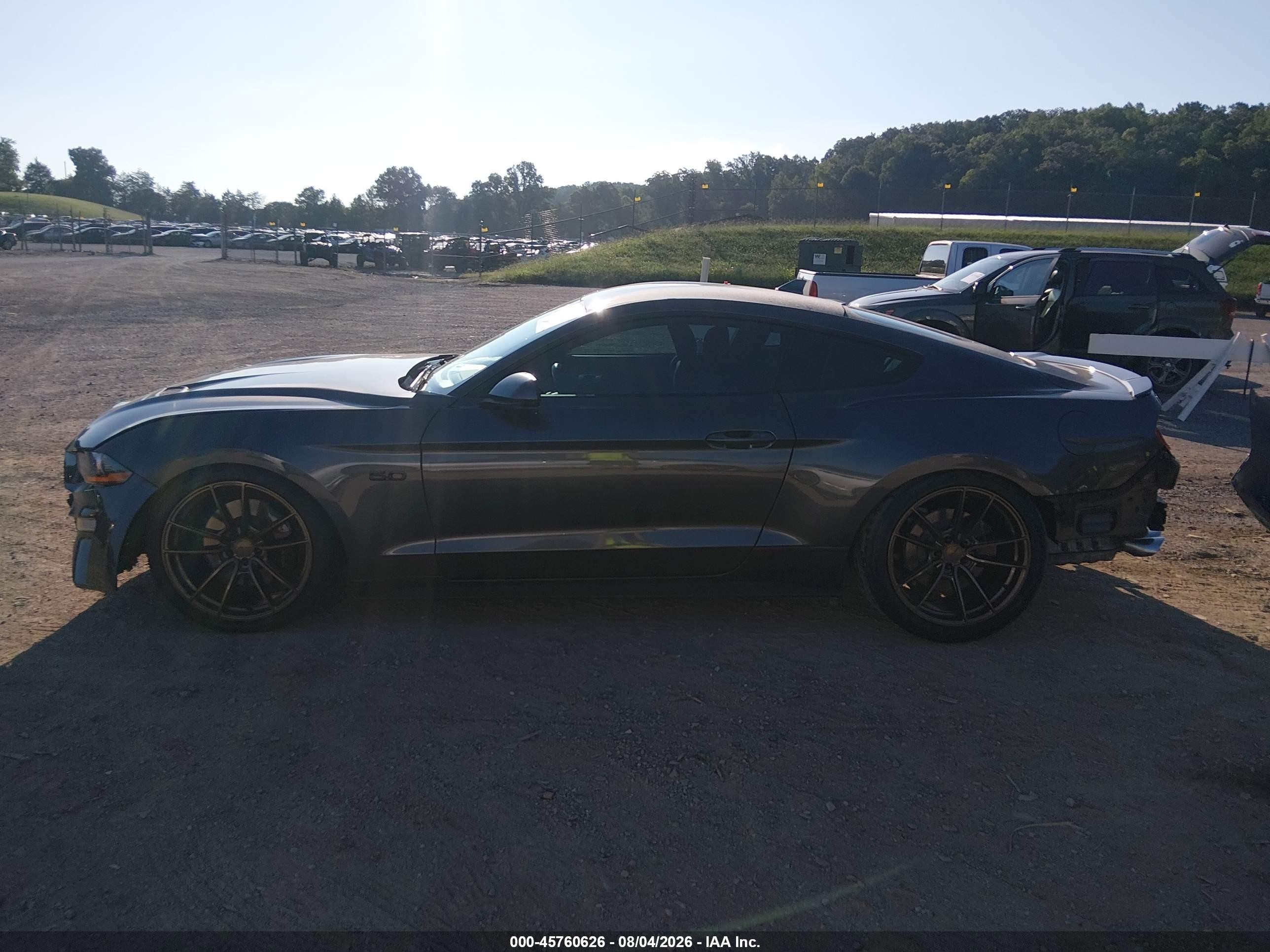 2020 Ford Mustang Gt Fastback Gray vin: 1FA6P8CF3L5189096
