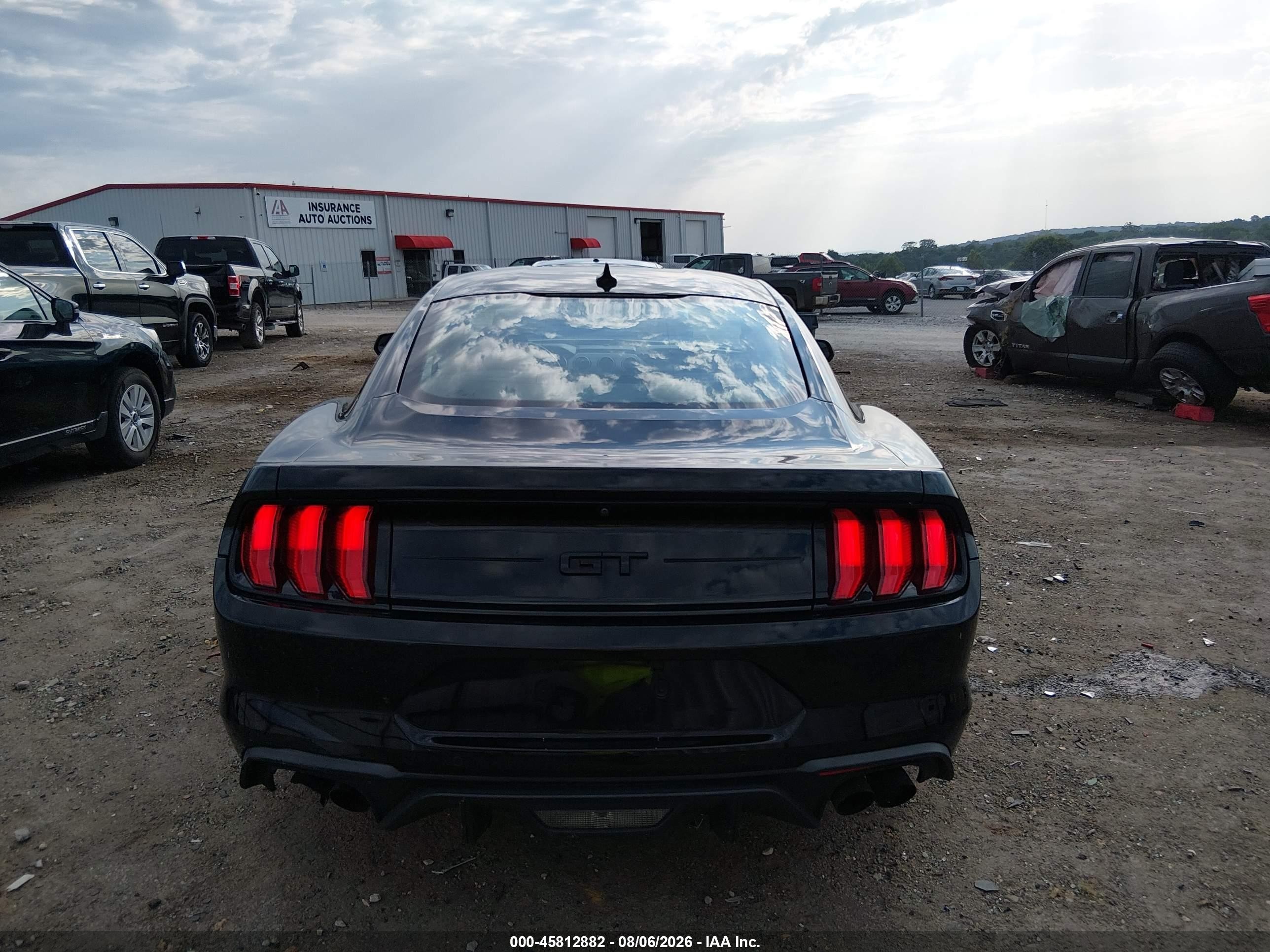 2021 Ford Mustang Gt Fastback Черный vin: 1FA6P8CF3M5146539