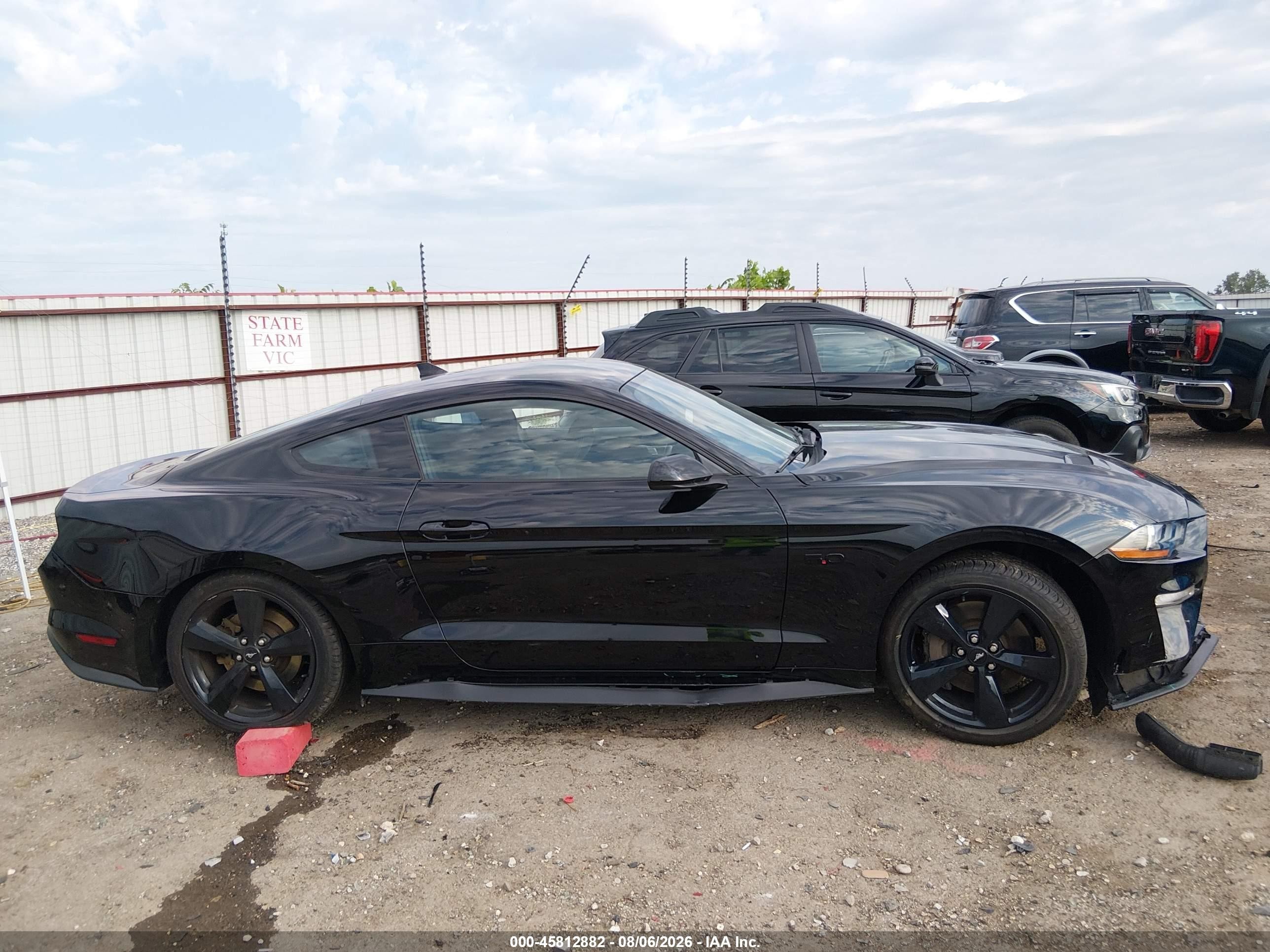 2021 Ford Mustang Gt Fastback Черный vin: 1FA6P8CF3M5146539