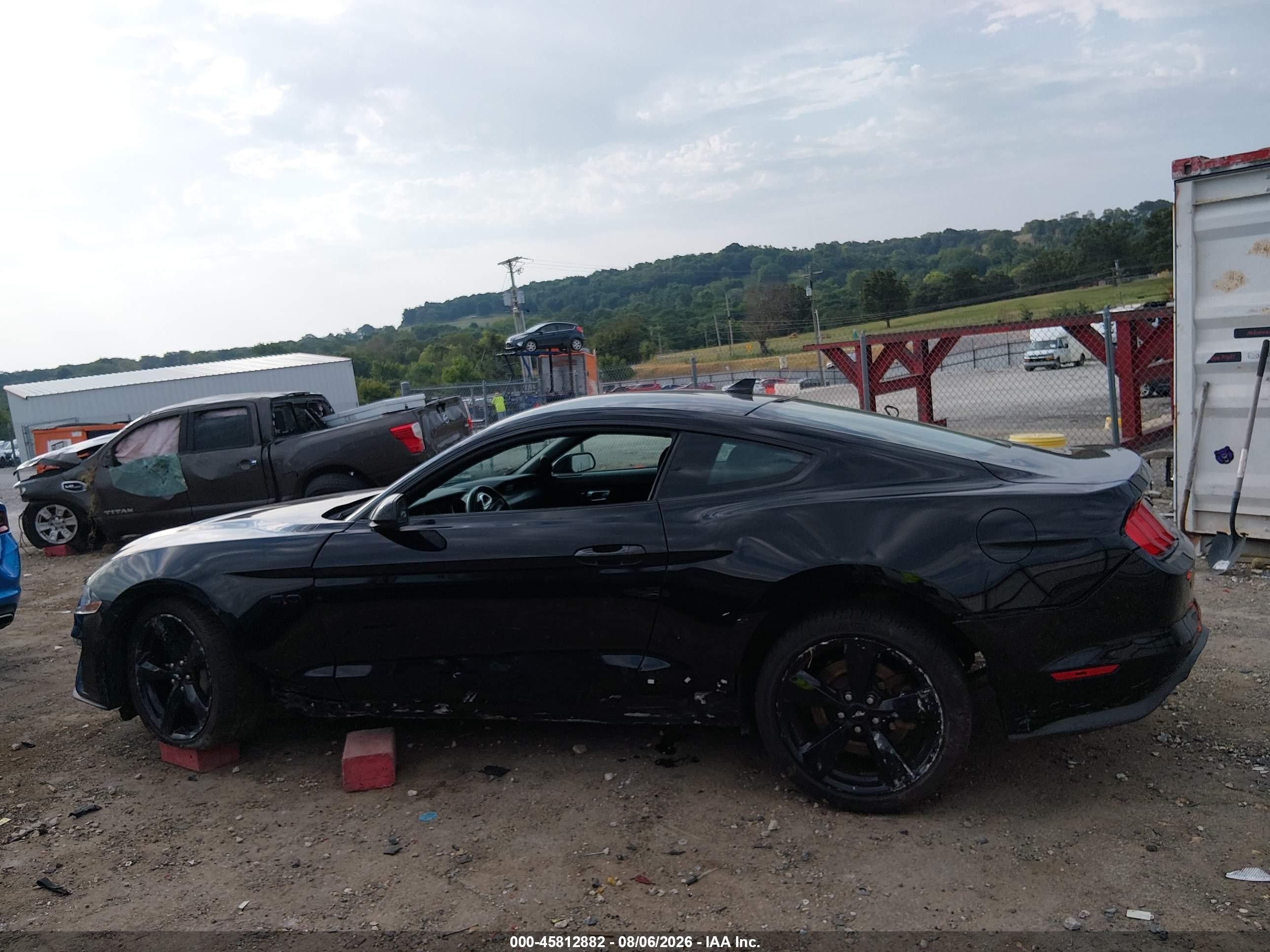 2021 Ford Mustang Gt Fastback Черный vin: 1FA6P8CF3M5146539