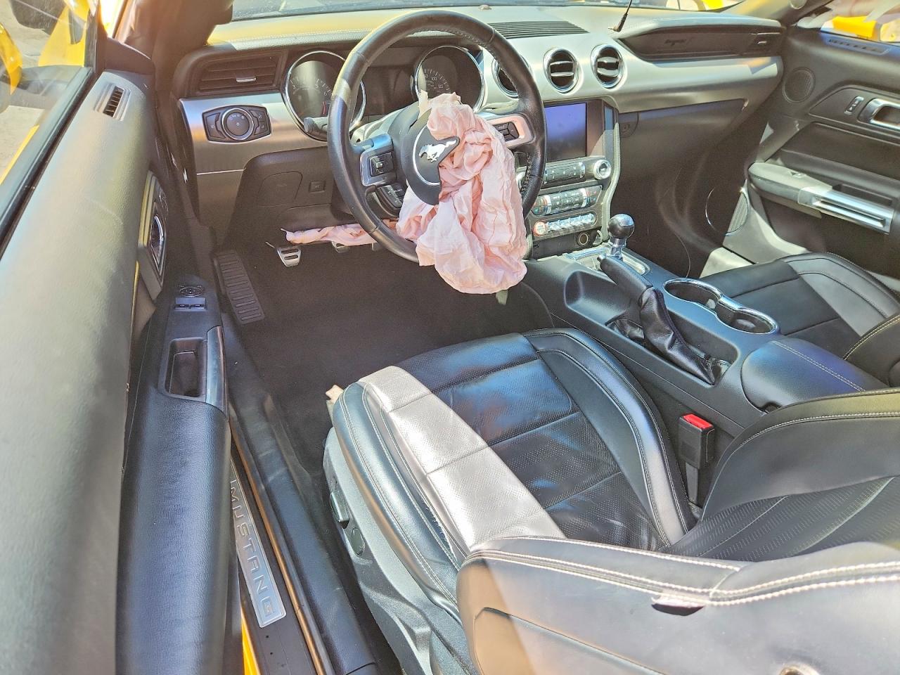 2015 Ford Mustang Gt Yellow vin: 1FA6P8CF4F5304812