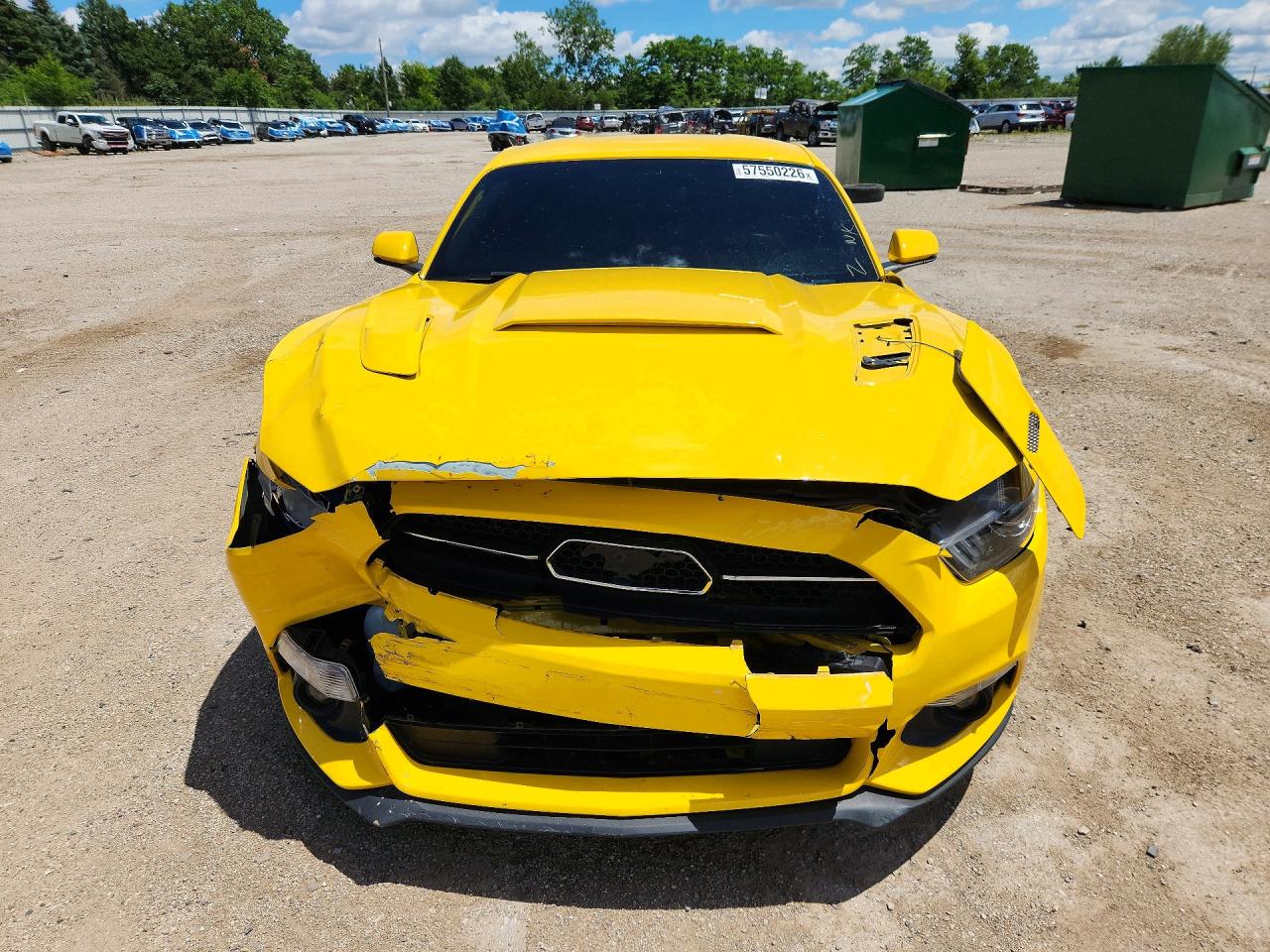 2015 Ford Mustang Gt Yellow vin: 1FA6P8CF4F5304812