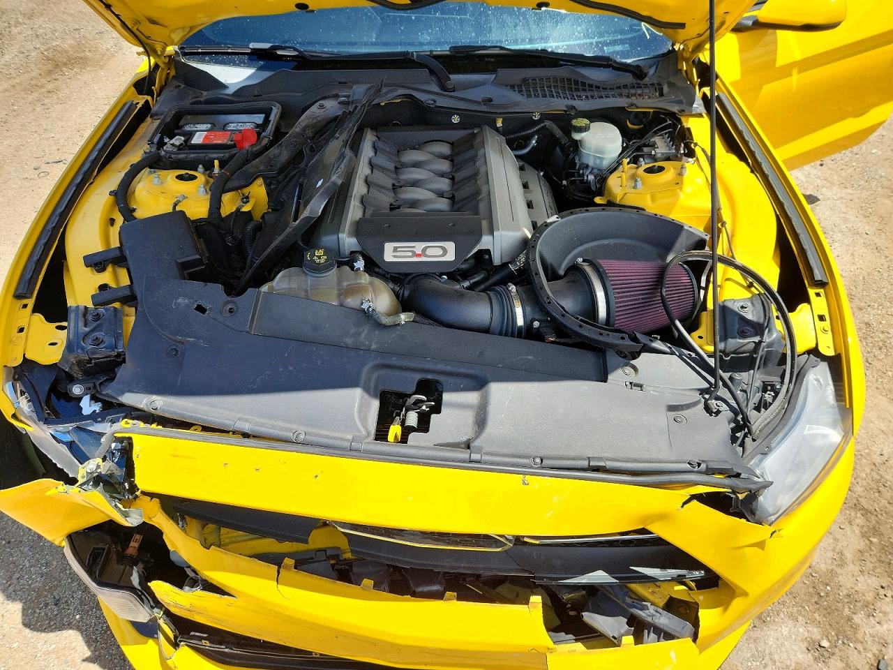2015 Ford Mustang Gt Yellow vin: 1FA6P8CF4F5304812