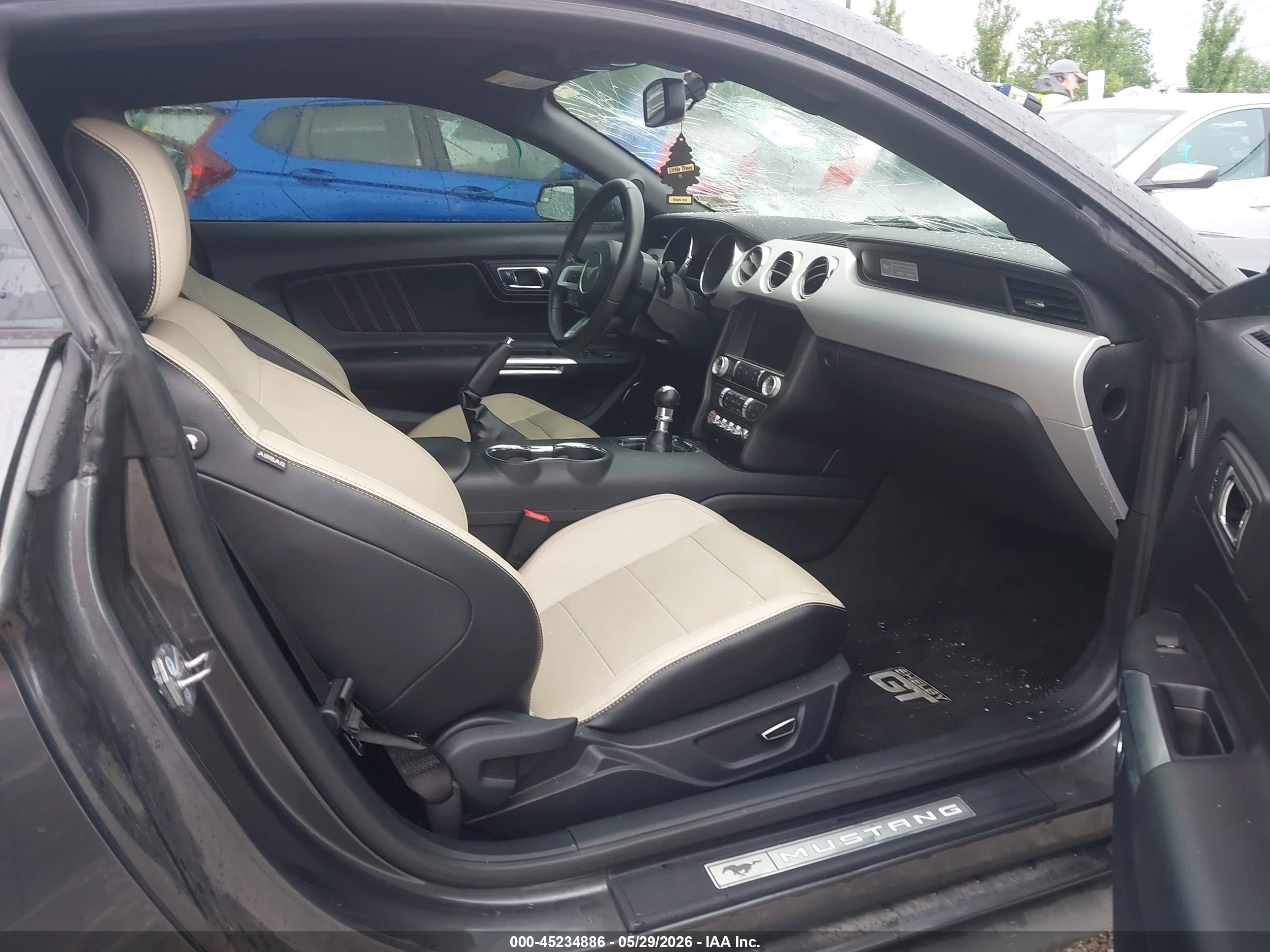 2015 Ford Mustang Gt Premium Gray vin: 1FA6P8CF4F5305331