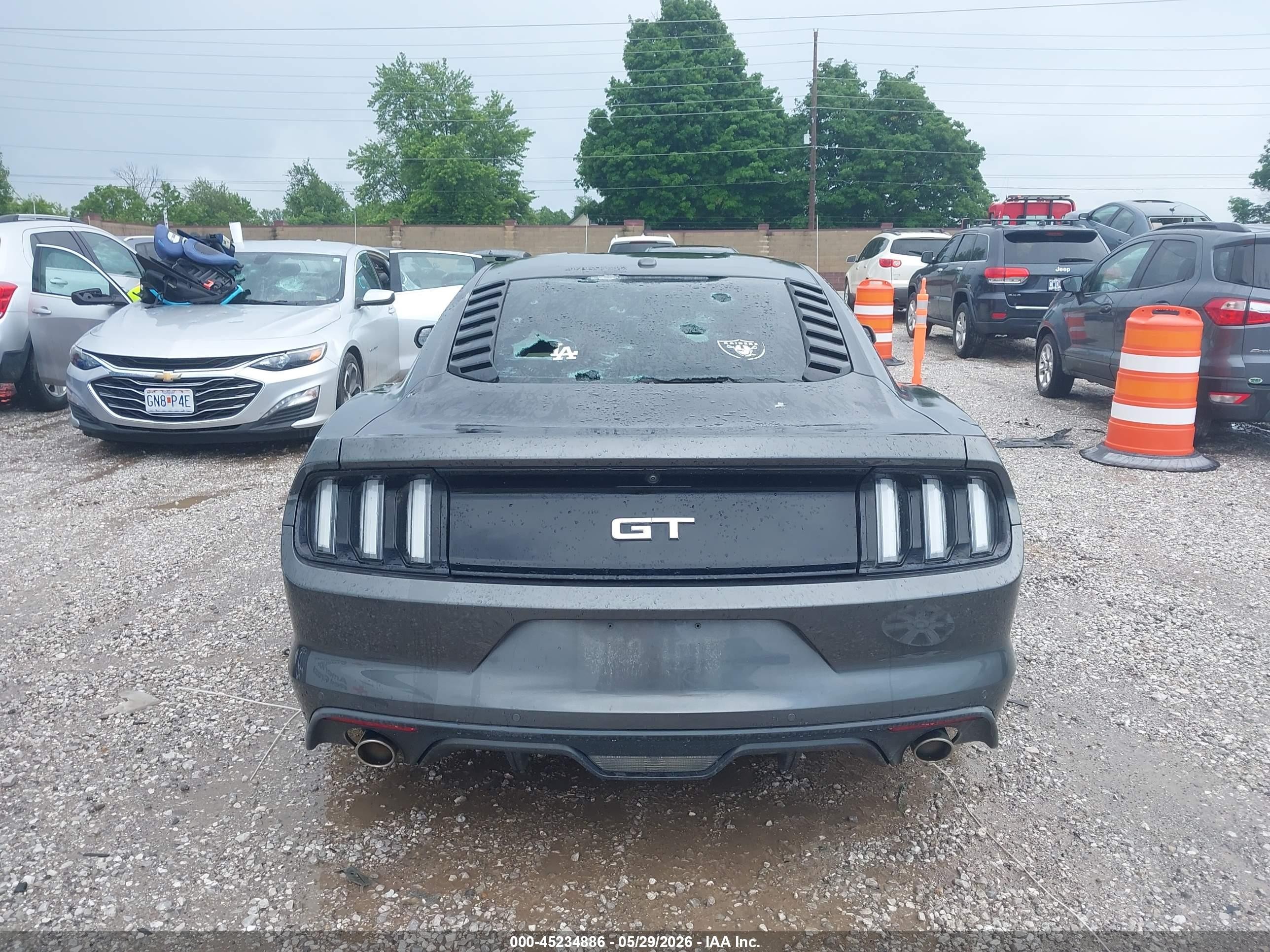 2015 Ford Mustang Gt Premium Gray vin: 1FA6P8CF4F5305331