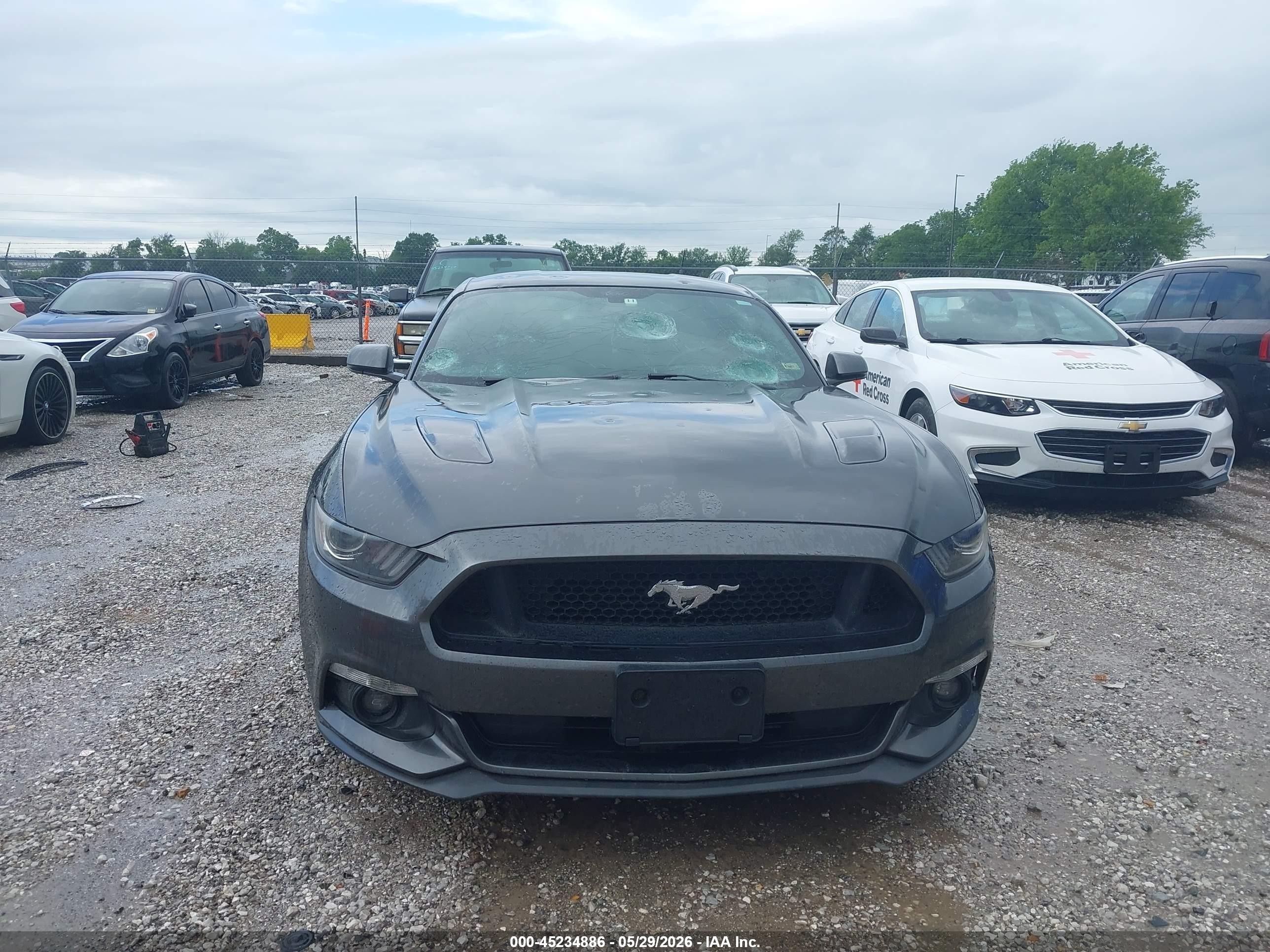 2015 Ford Mustang Gt Premium Gray vin: 1FA6P8CF4F5305331