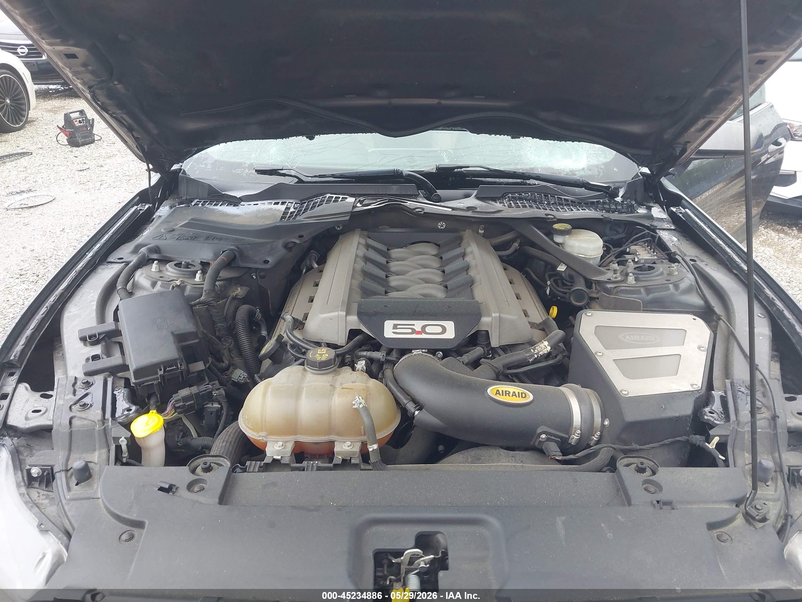 2015 Ford Mustang Gt Premium Gray vin: 1FA6P8CF4F5305331