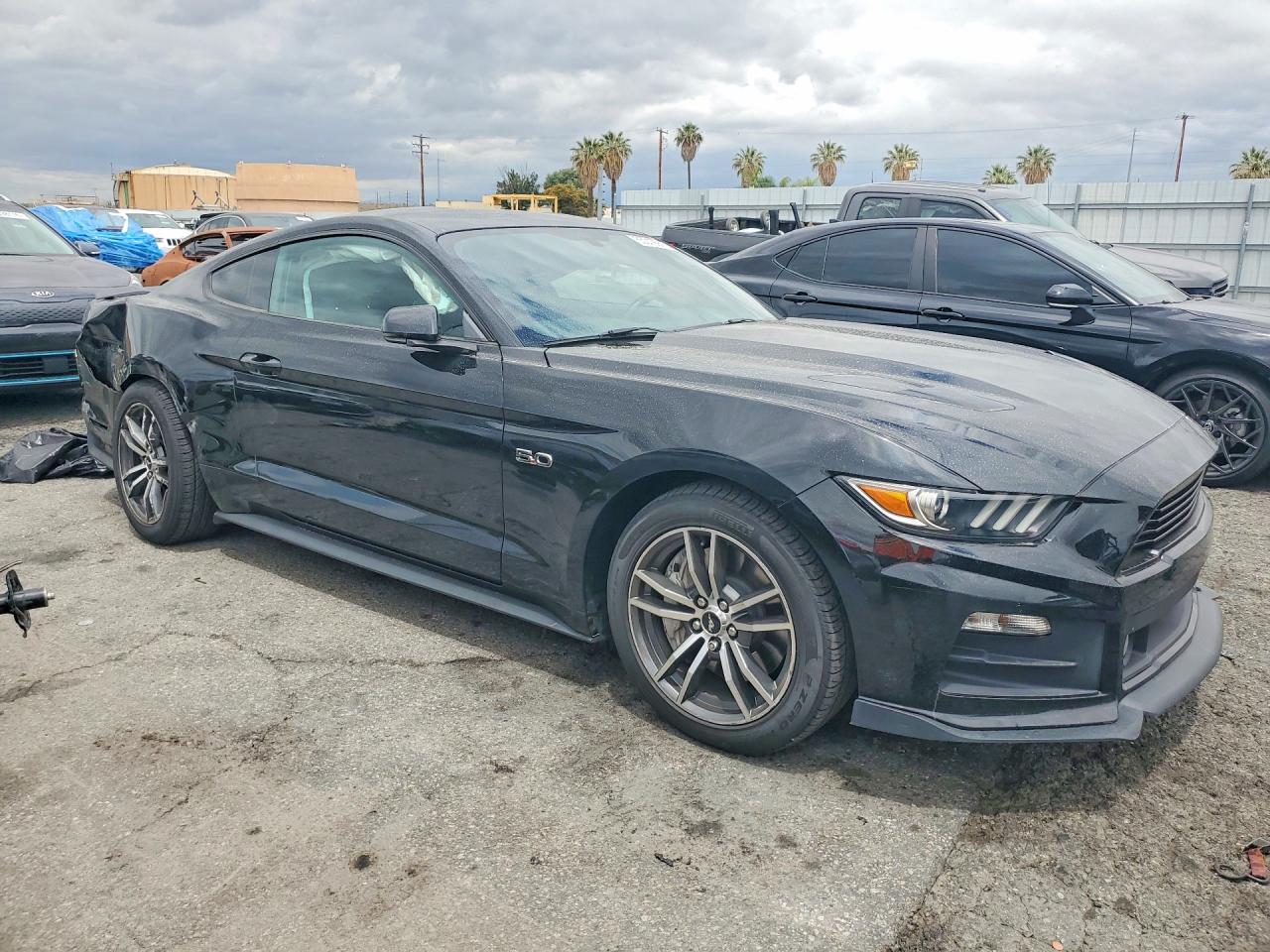 2015 Ford Mustang Gt Black vin: 1FA6P8CF4F5314689