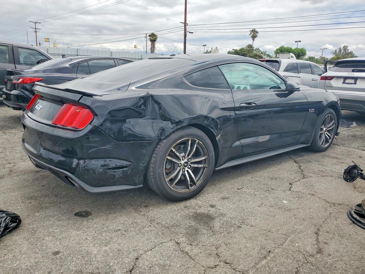 2015 Ford Mustang Gt Black vin: 1FA6P8CF4F5314689