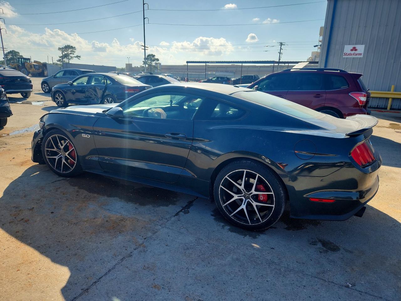 2015 Ford Mustang Gt Gray vin: 1FA6P8CF4F5315874