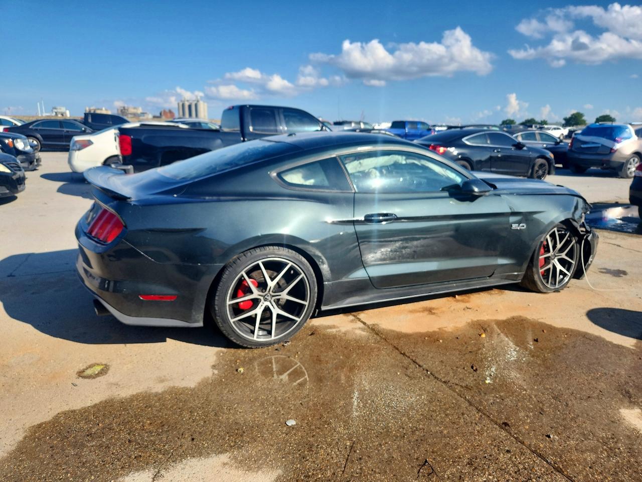 2015 Ford Mustang Gt Gray vin: 1FA6P8CF4F5315874