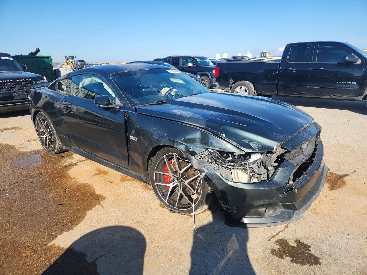 2015 Ford Mustang Gt Gray vin: 1FA6P8CF4F5315874