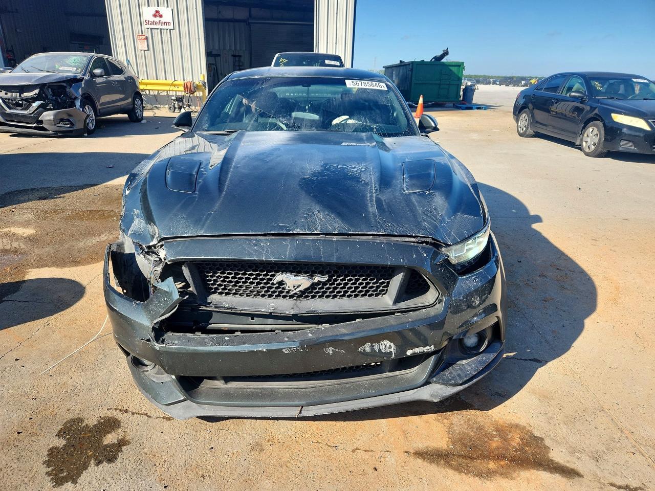 2015 Ford Mustang Gt Gray vin: 1FA6P8CF4F5315874