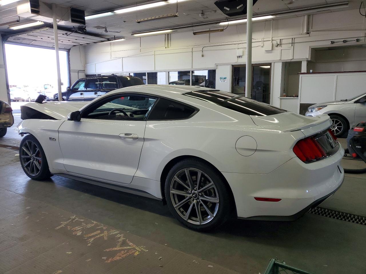 2015 Ford Mustang Gt White vin: 1FA6P8CF4F5341312
