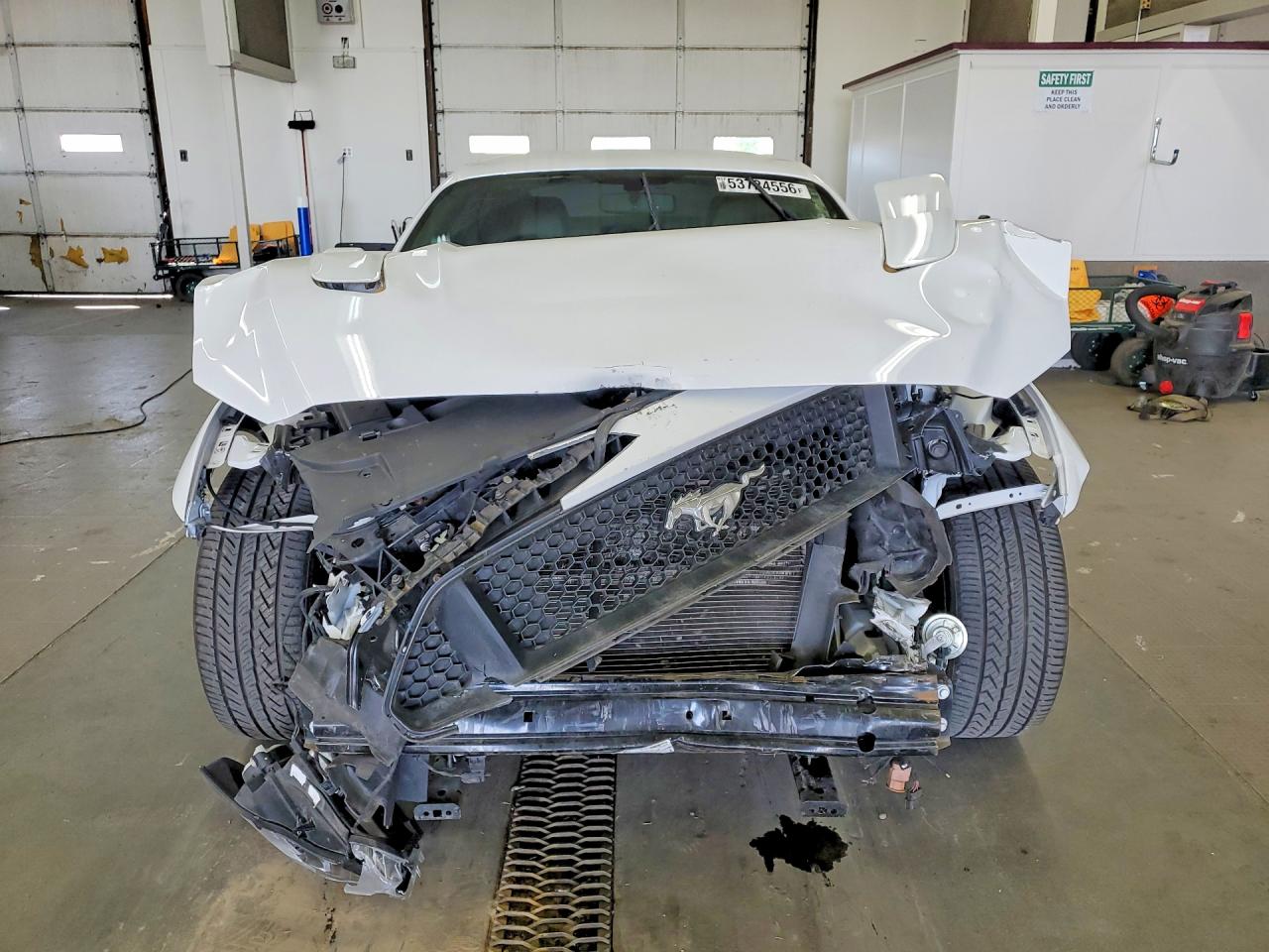 2015 Ford Mustang Gt White vin: 1FA6P8CF4F5341312
