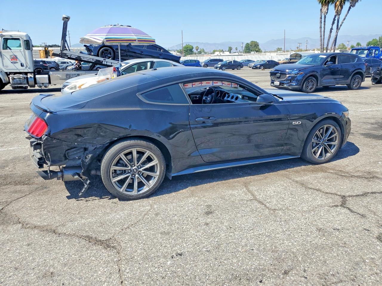 2015 Ford Mustang Gt Черный vin: 1FA6P8CF4F5343173