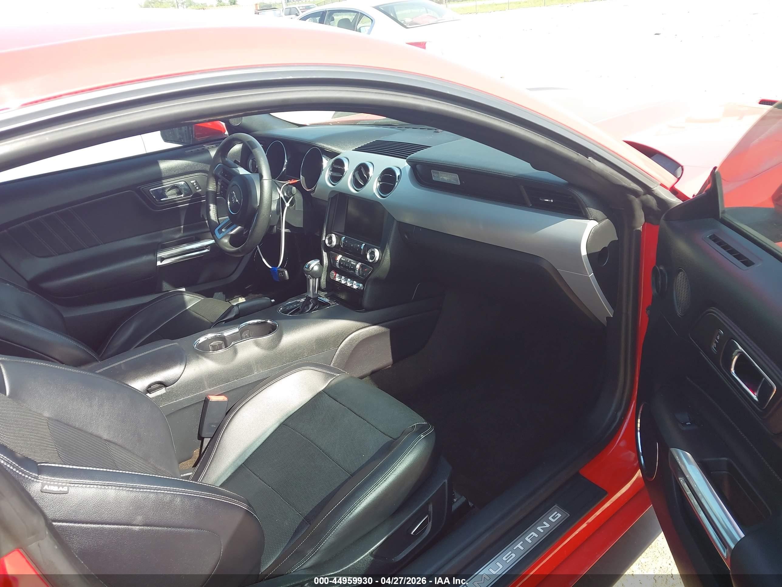 2015 Ford Mustang Gt Premium Red vin: 1FA6P8CF4F5407941