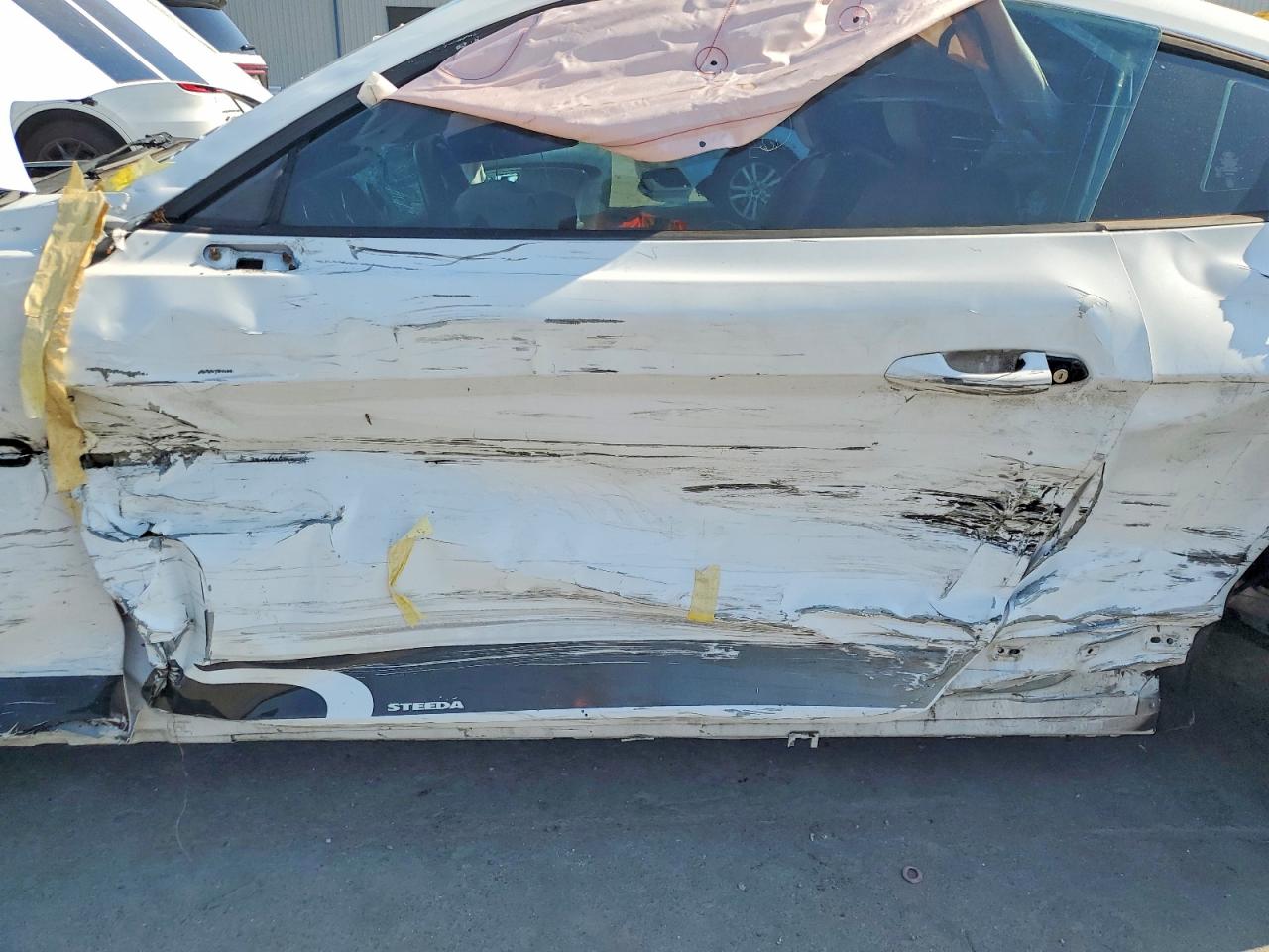 2015 Ford Mustang Gt White vin: 1FA6P8CF4F5417420