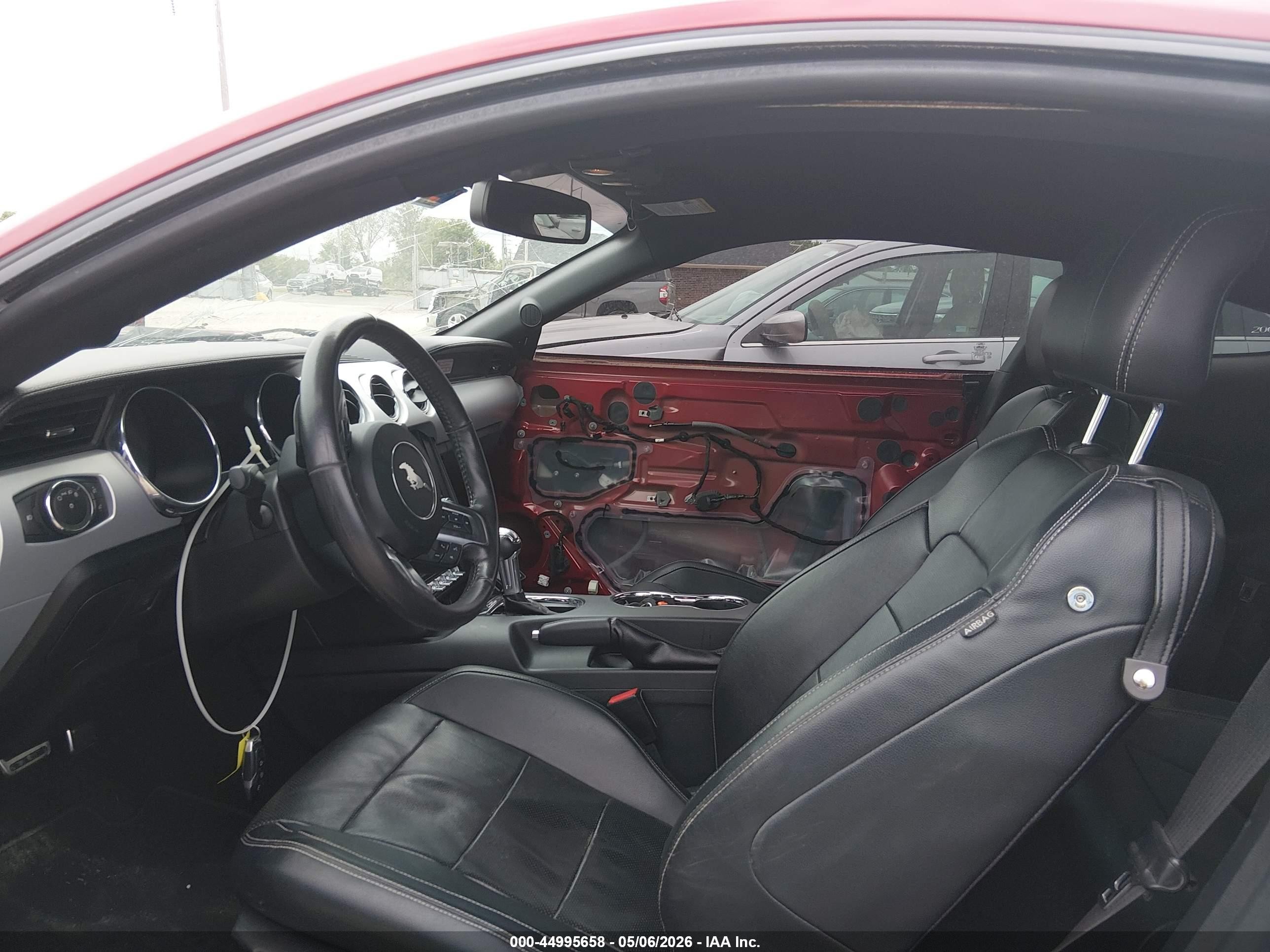 2015 Ford Mustang Gt Premium Red vin: 1FA6P8CF4F5425338