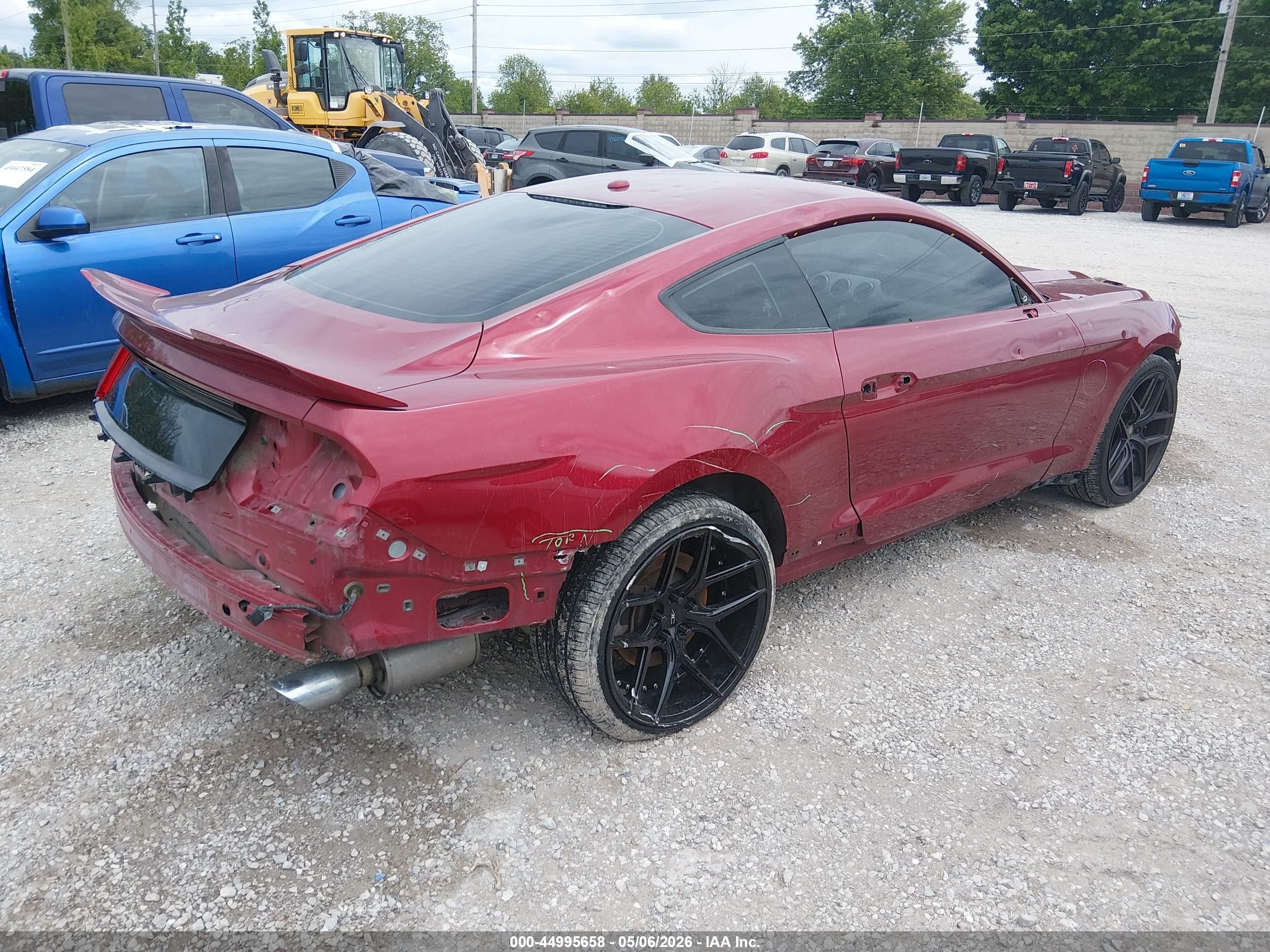 2015 Ford Mustang Gt Premium Red vin: 1FA6P8CF4F5425338