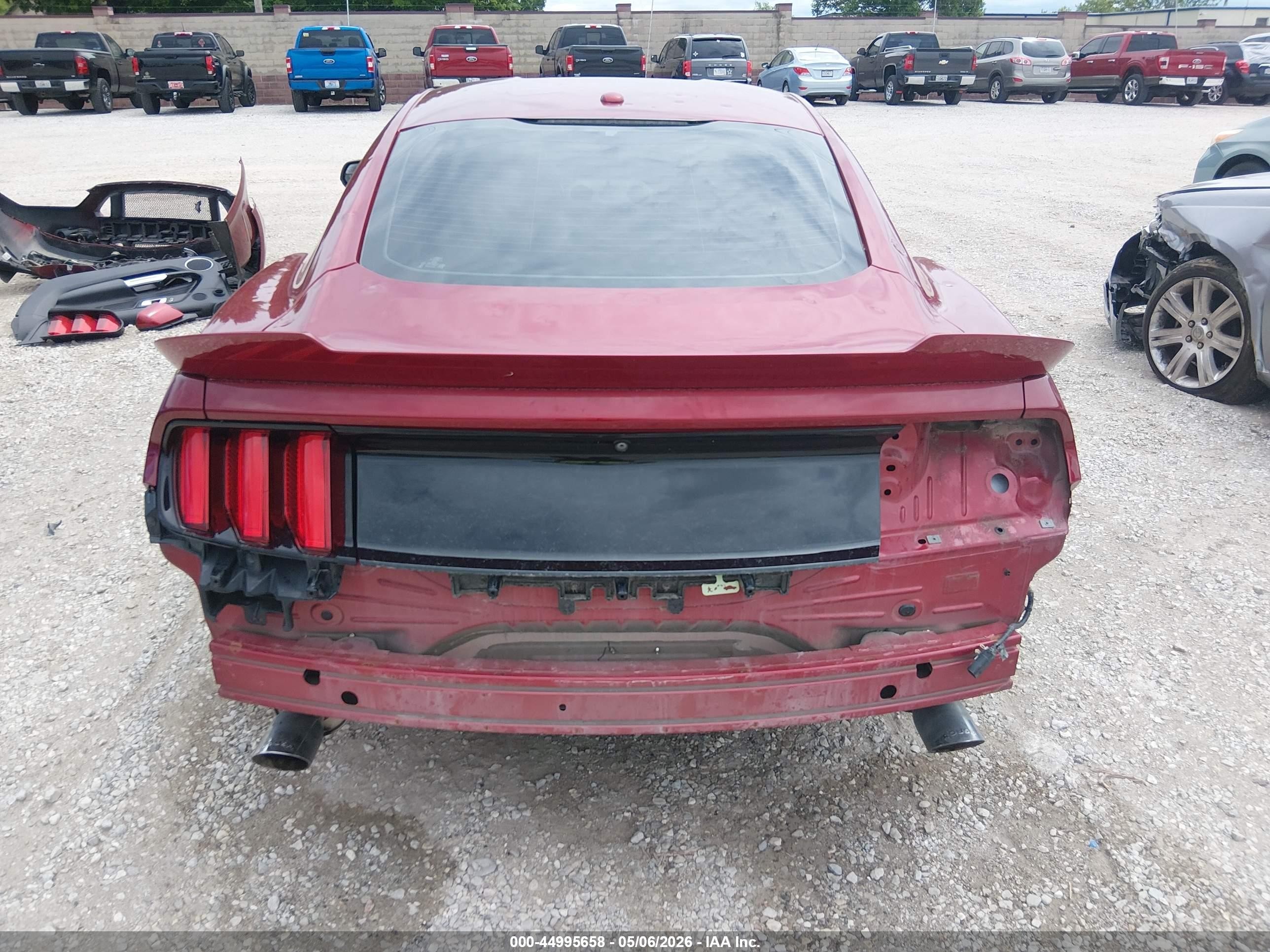 2015 Ford Mustang Gt Premium Red vin: 1FA6P8CF4F5425338