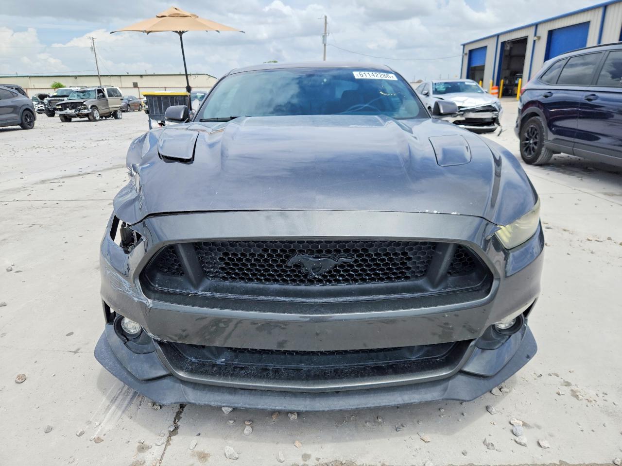 2016 Ford Mustang Gt Gray vin: 1FA6P8CF4G5206137