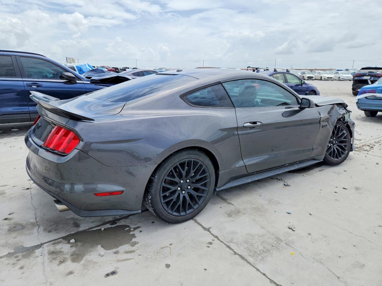 2016 Ford Mustang Gt Gray vin: 1FA6P8CF4G5206137