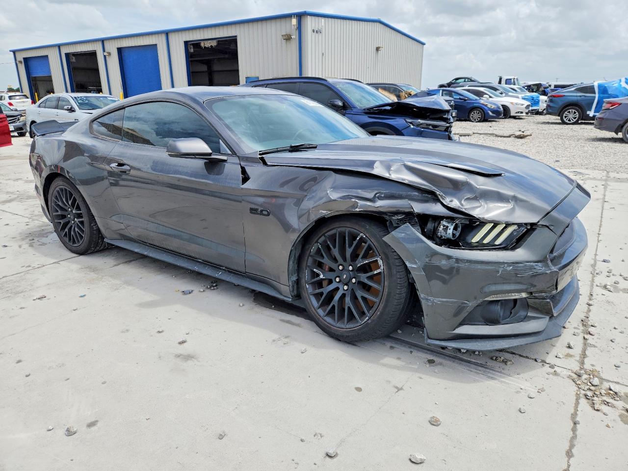 2016 Ford Mustang Gt Gray vin: 1FA6P8CF4G5206137