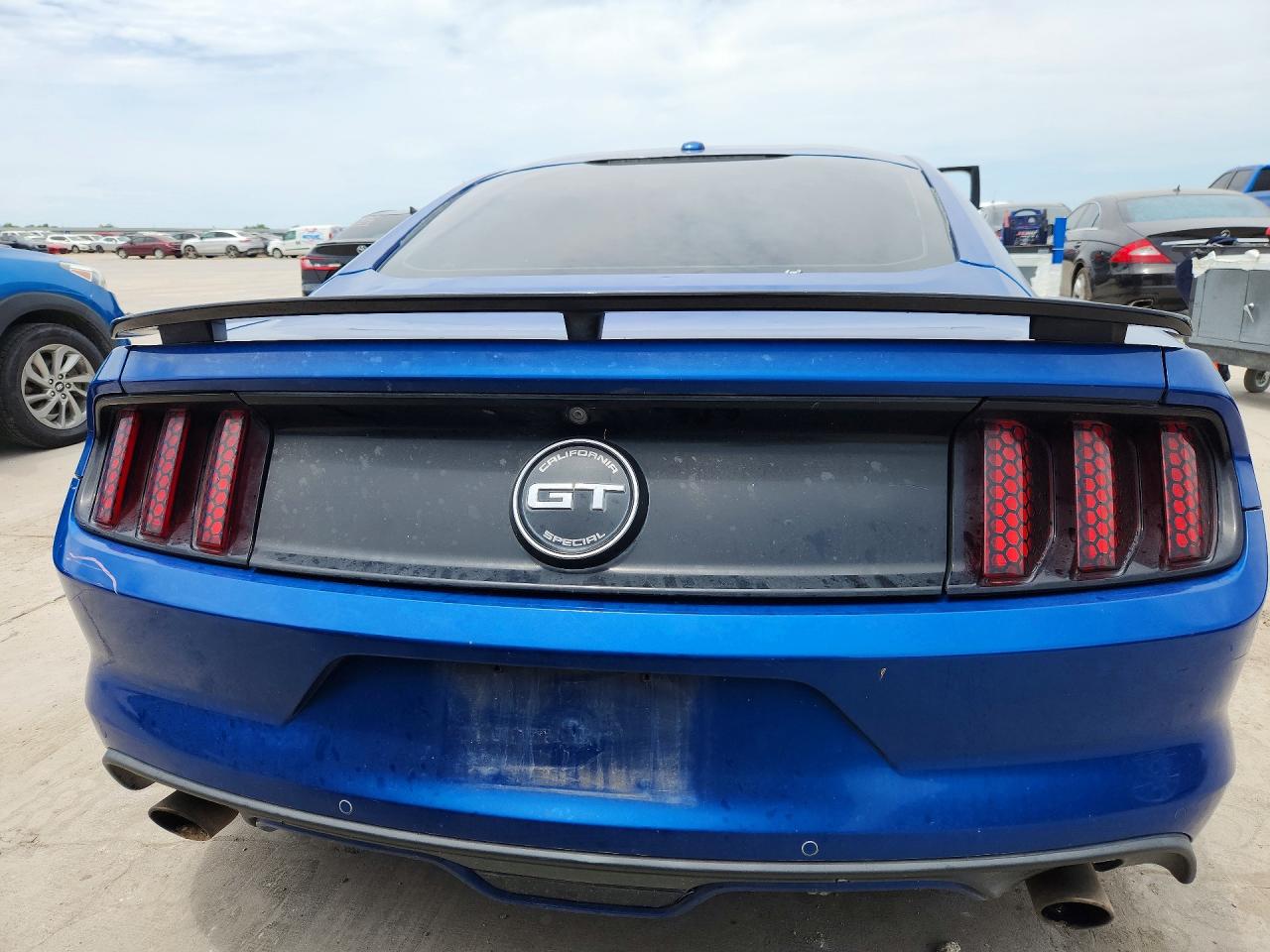 2017 Ford Mustang Gt Синий vin: 1FA6P8CF4H5211050