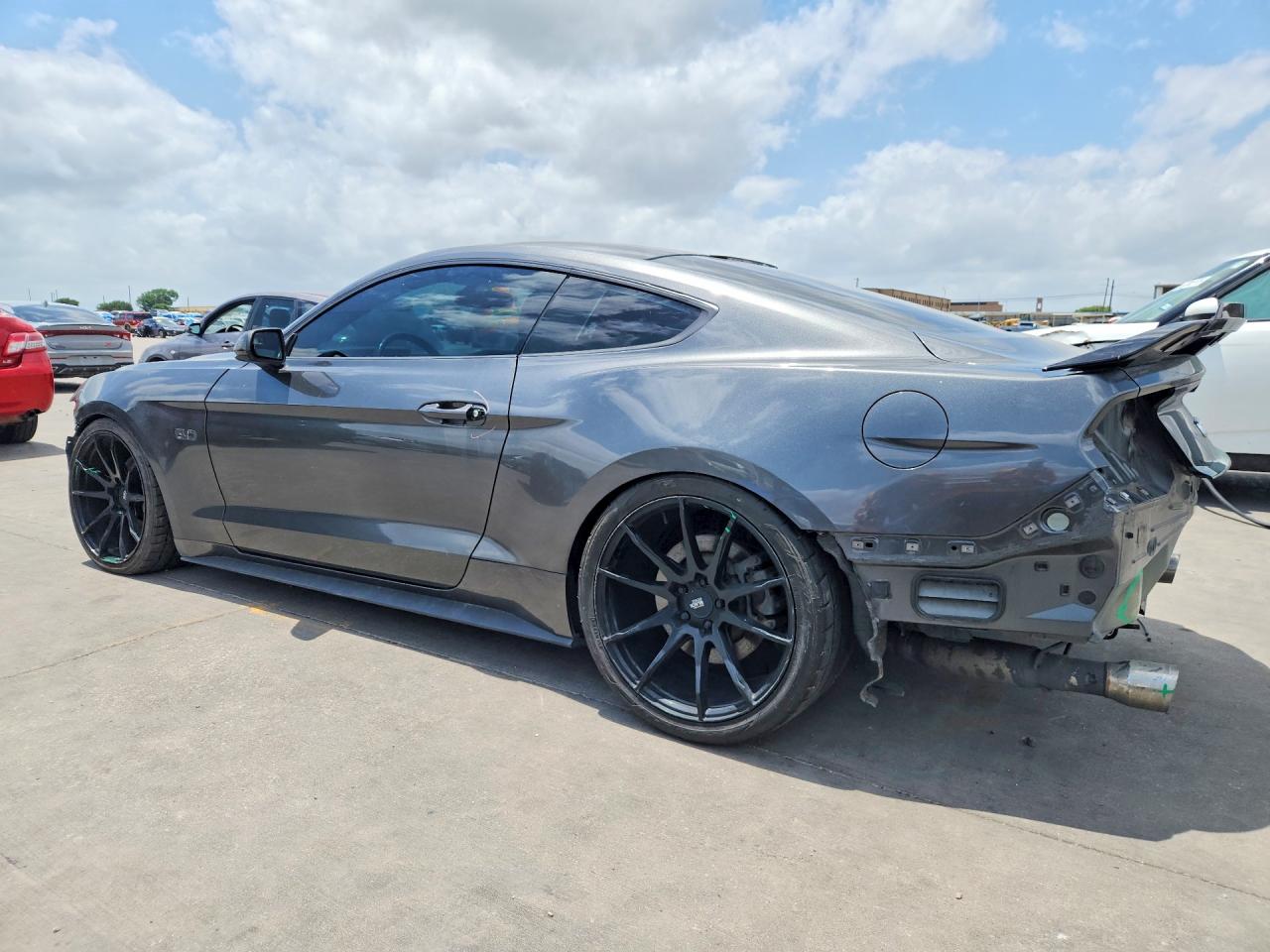 2017 Ford Mustang Gt Угольный vin: 1FA6P8CF4H5237096