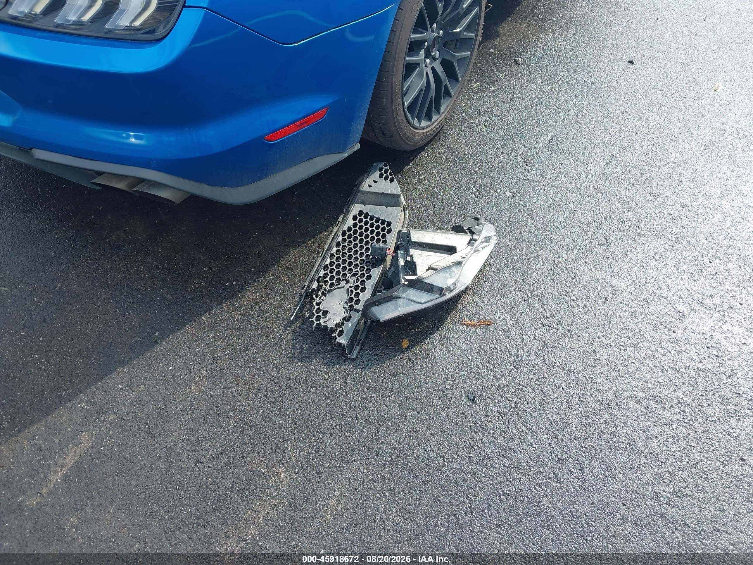 2019 Ford Mustang Gt Premium Blue vin: 1FA6P8CF4K5116463