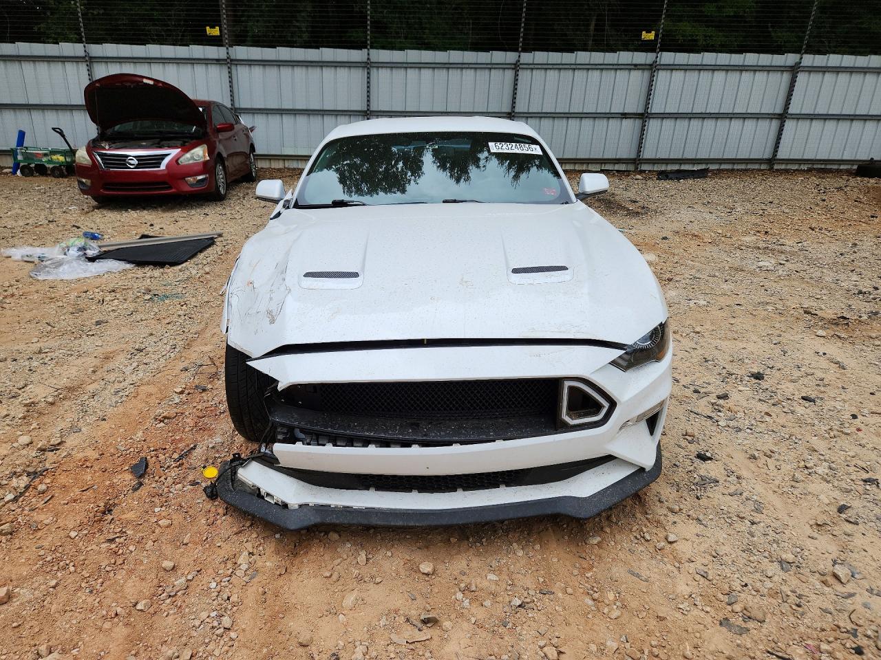 2019 Ford Mustang Gt White vin: 1FA6P8CF4K5133750