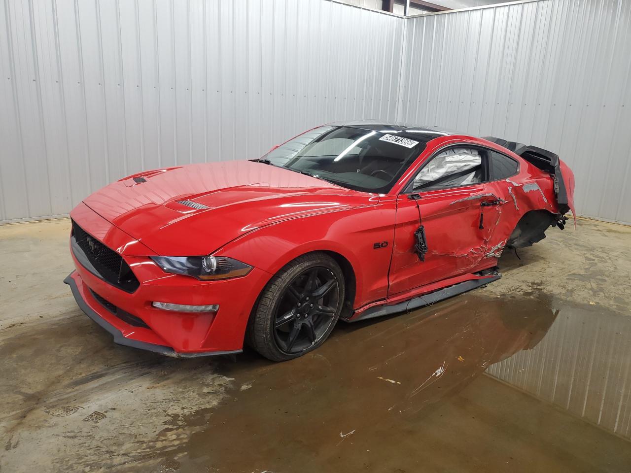 2019 Ford Mustang Gt Красный vin: 1FA6P8CF4K5134168 Damage: Left Front Fender, Misaligned, Repair Required