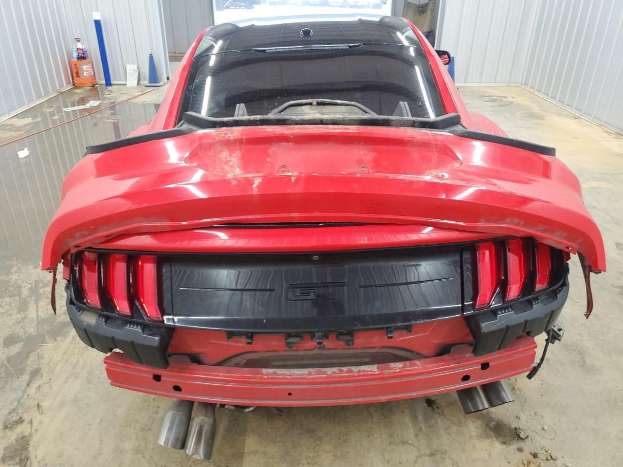 2019 Ford Mustang Gt Красный vin: 1FA6P8CF4K5134168 Damage: Rear Bumper, Loose, Repair Required